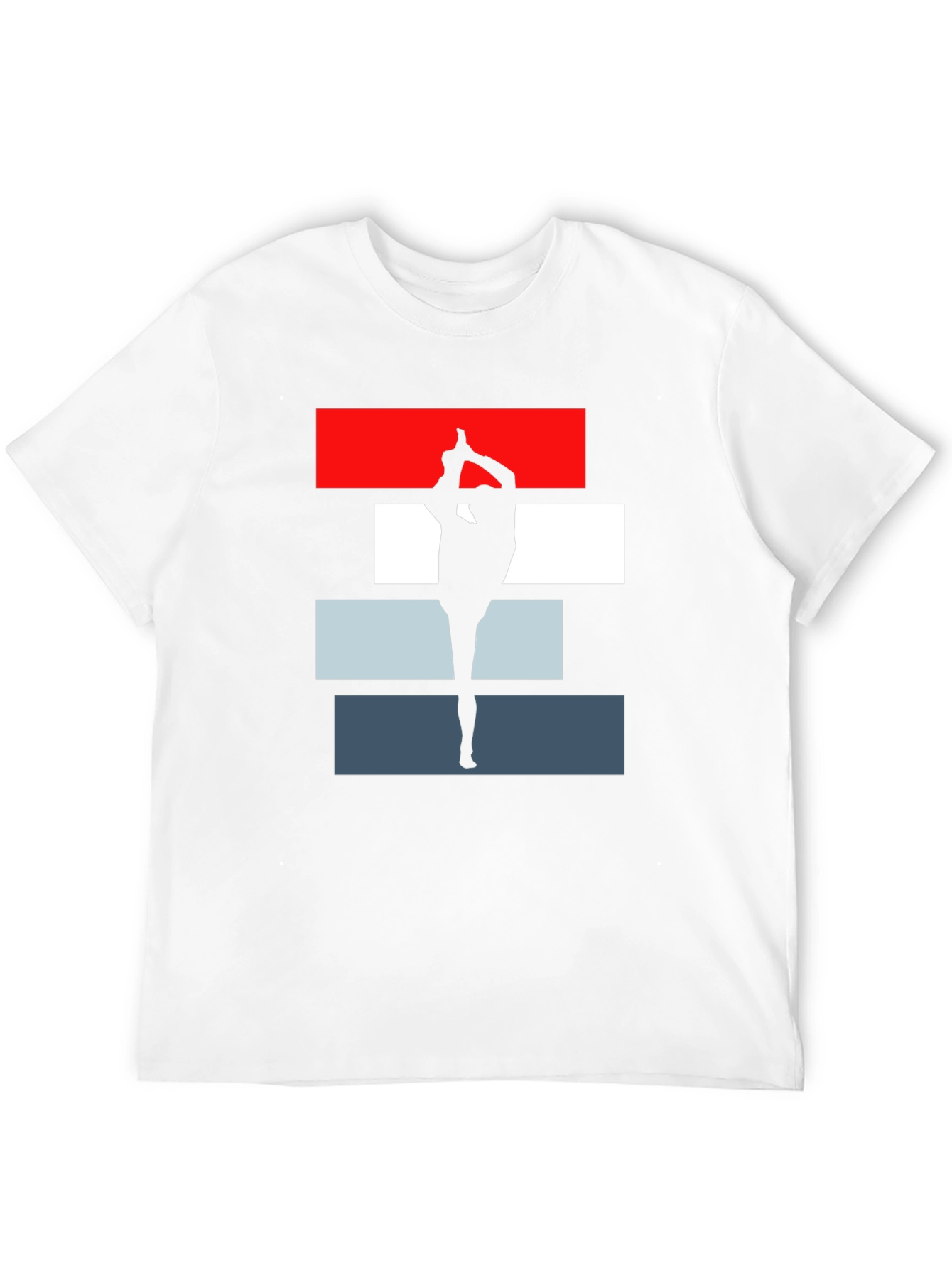 Yoga Silhouette Tee - Dancer Pose Graphic T-Shirt