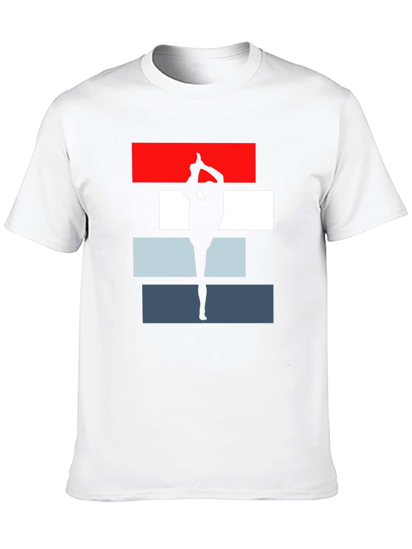 Yoga Silhouette Tee - Dancer Pose Graphic T-Shirt