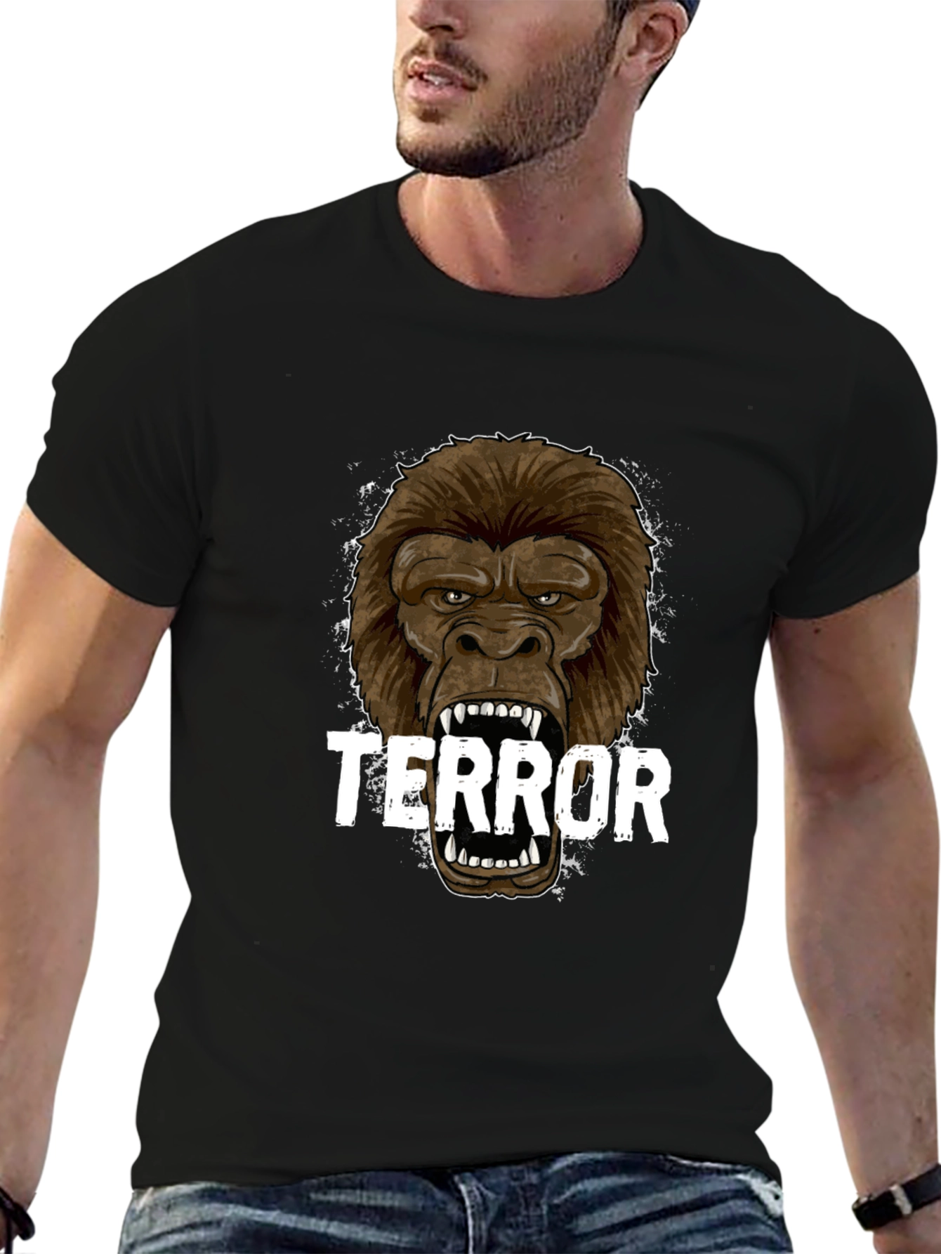Terror Gorilla T-Shirt - Black