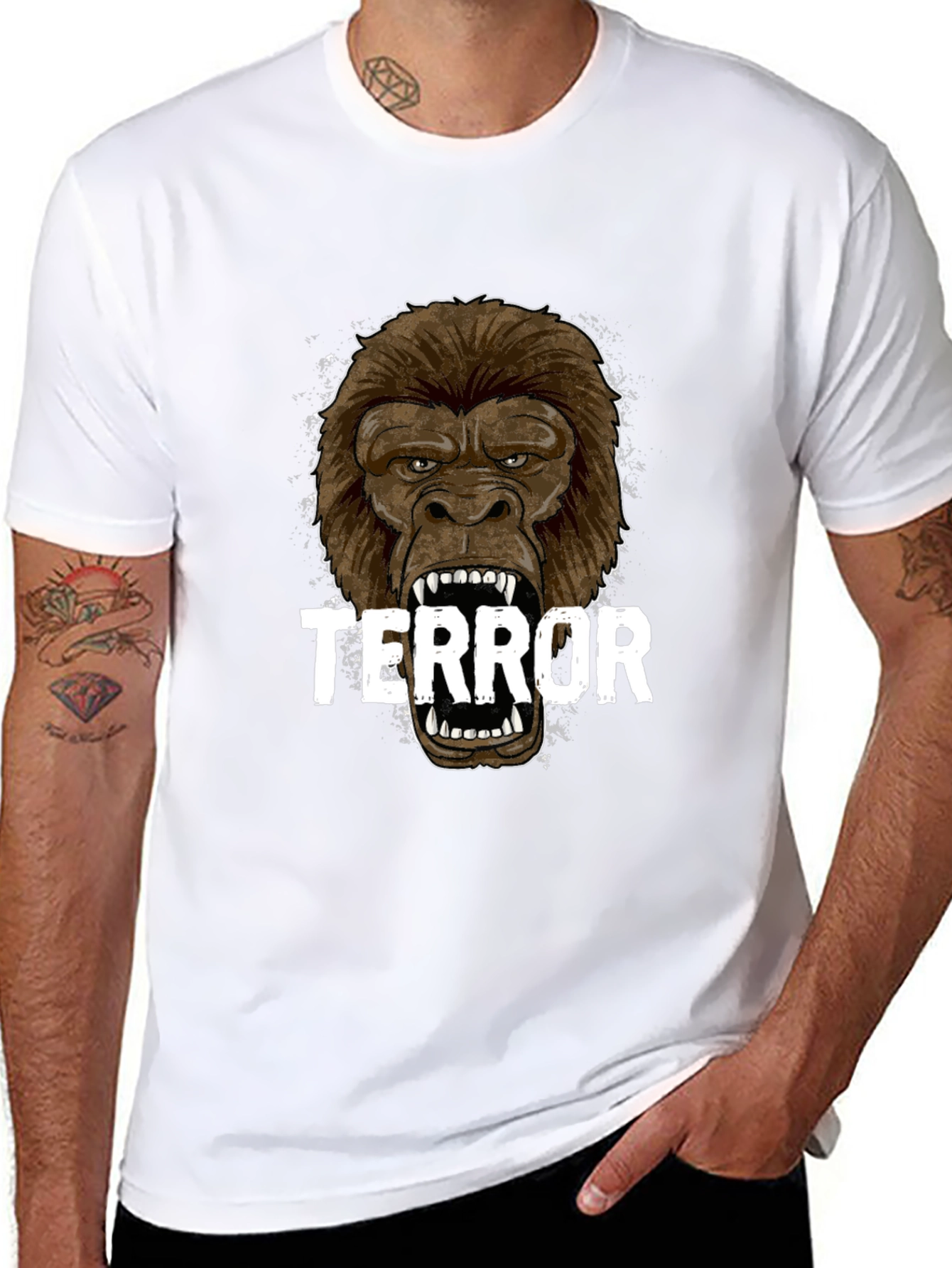 Terror Gorilla T-Shirt - Black