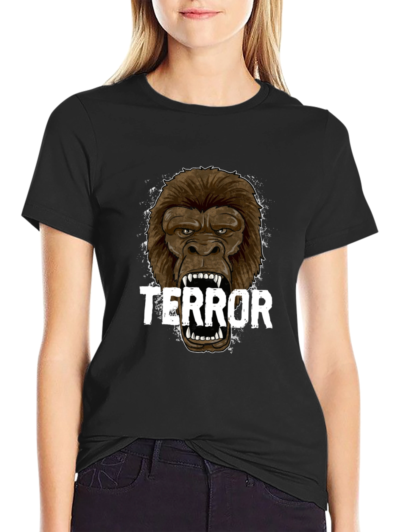 Terror Gorilla T-Shirt - Black