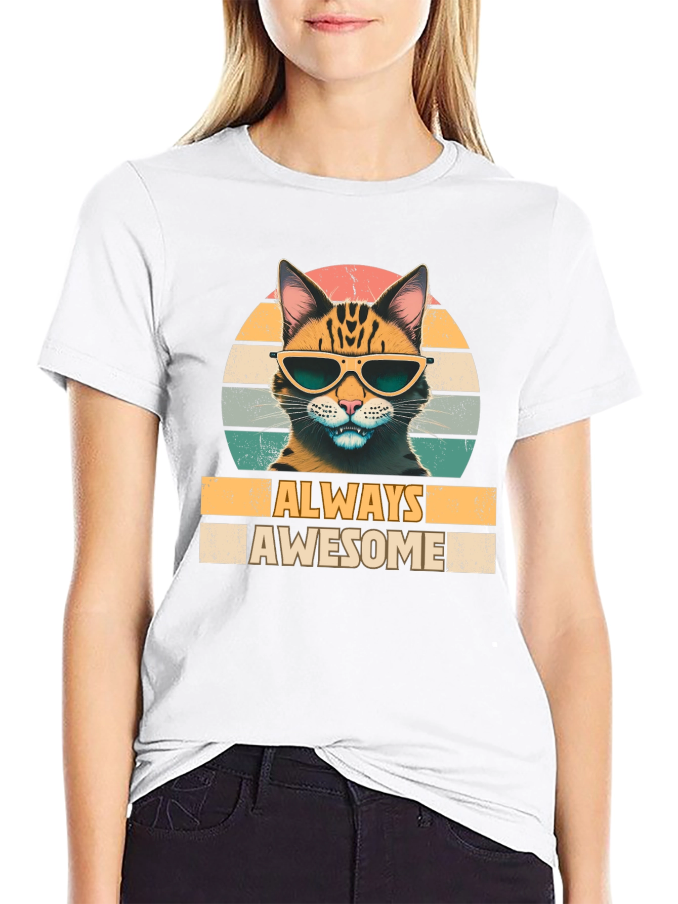 Always Awesome Cat T-Shirt - Unisex Style