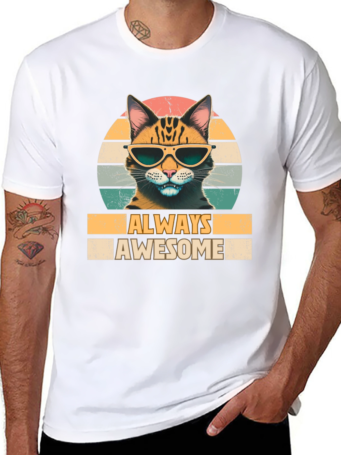 Always Awesome Cat T-Shirt - Unisex Style
