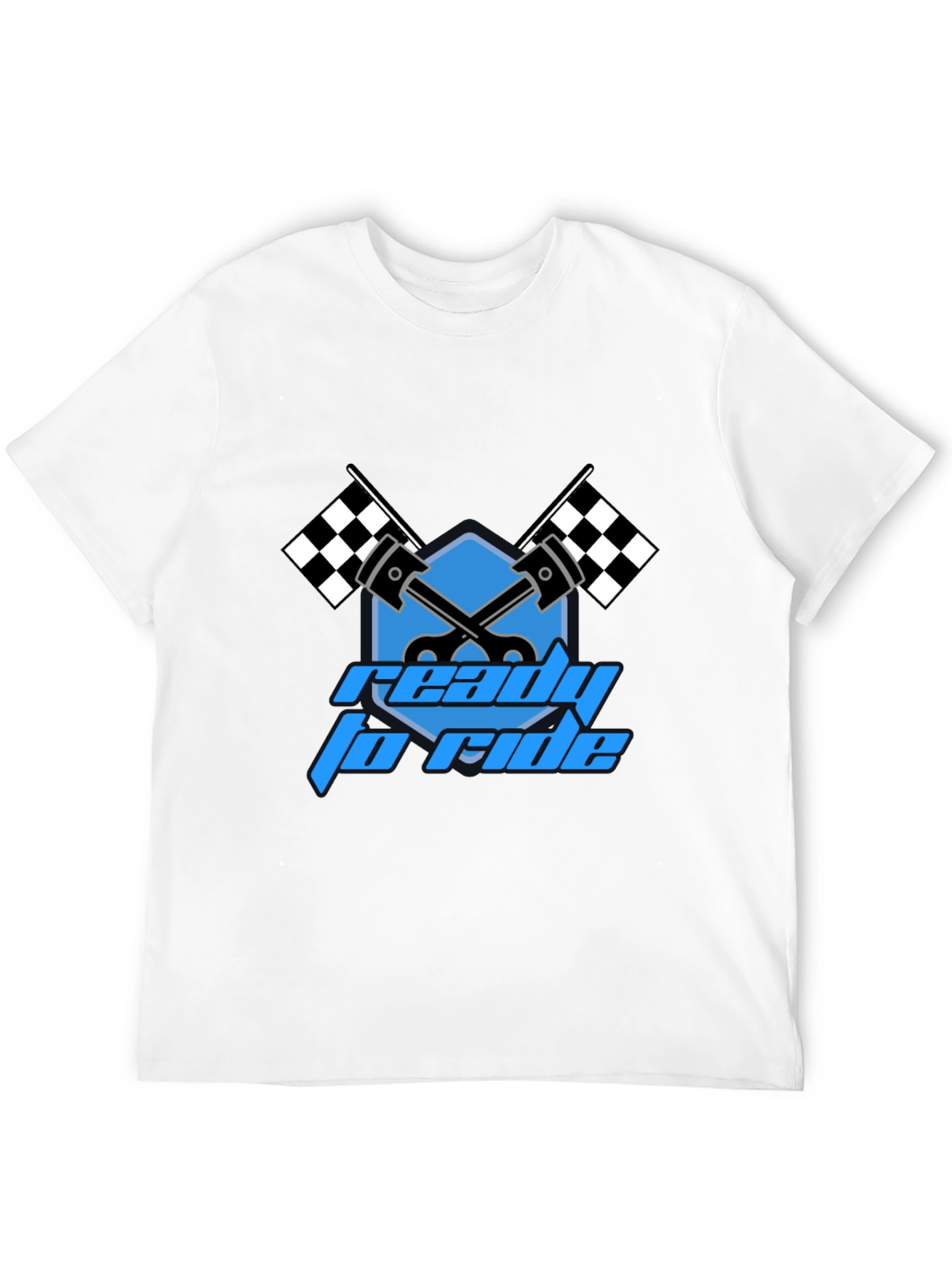 Ready to Ride Graphic T-Shirt - Black
