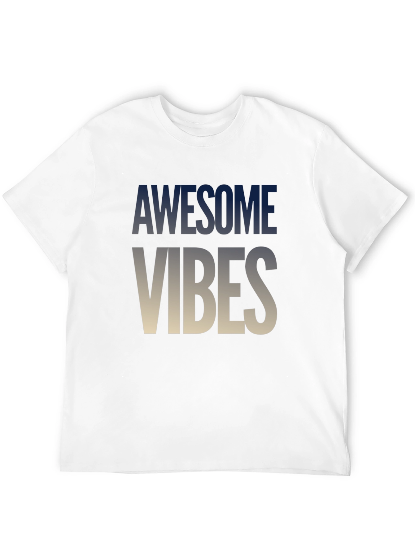 Awesome Vibes Graphic Tee - Cool Casual Style