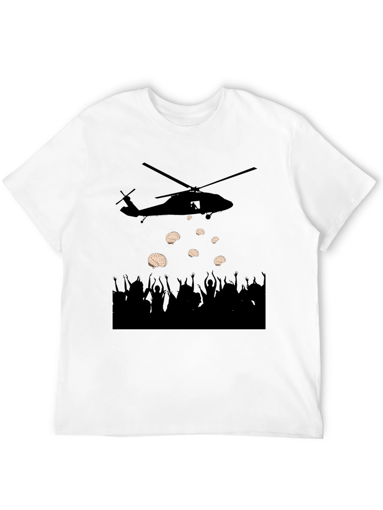 Brain Drop Tee - Thought Provoking Graphic T-Shirt