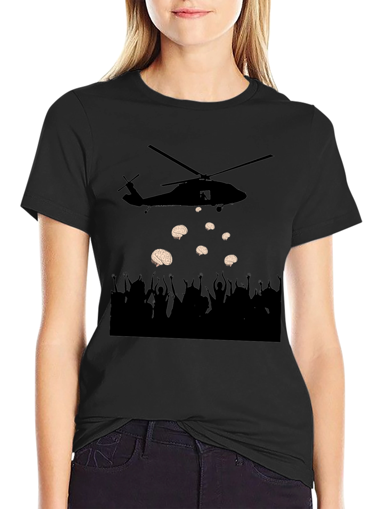 Brain Drop Tee - Thought Provoking Graphic T-Shirt