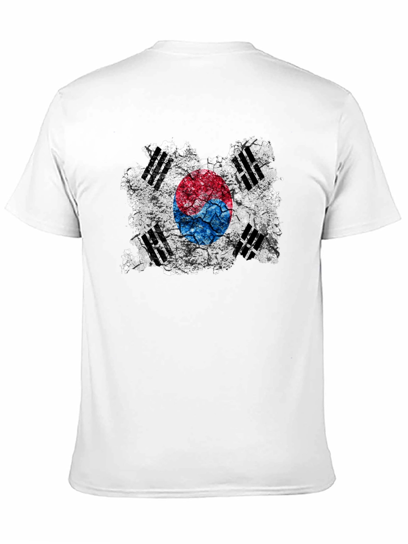 South Korea Flag Graphic T-Shirt