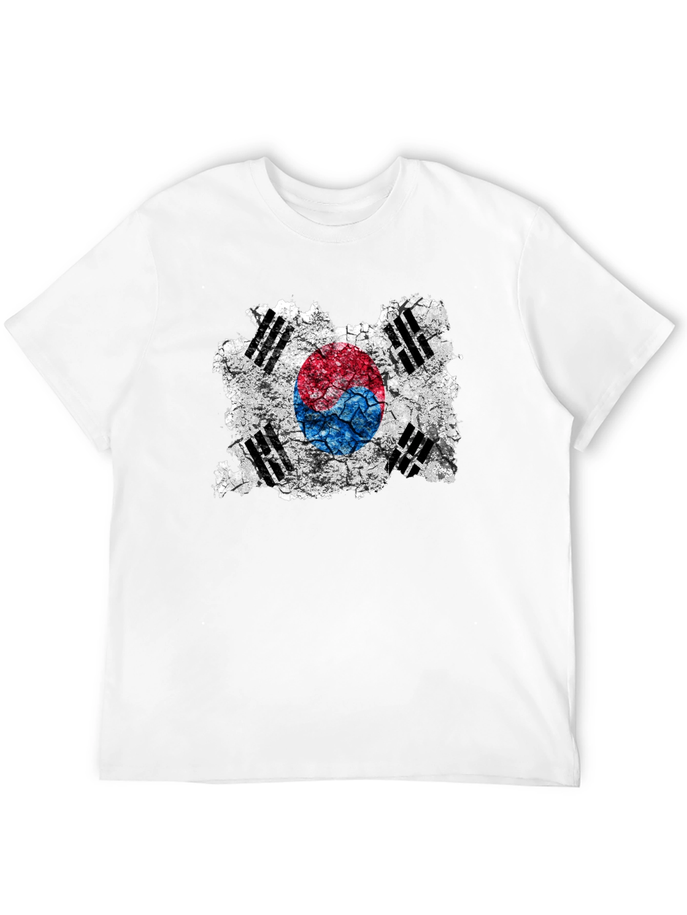 South Korea Flag Graphic T-Shirt