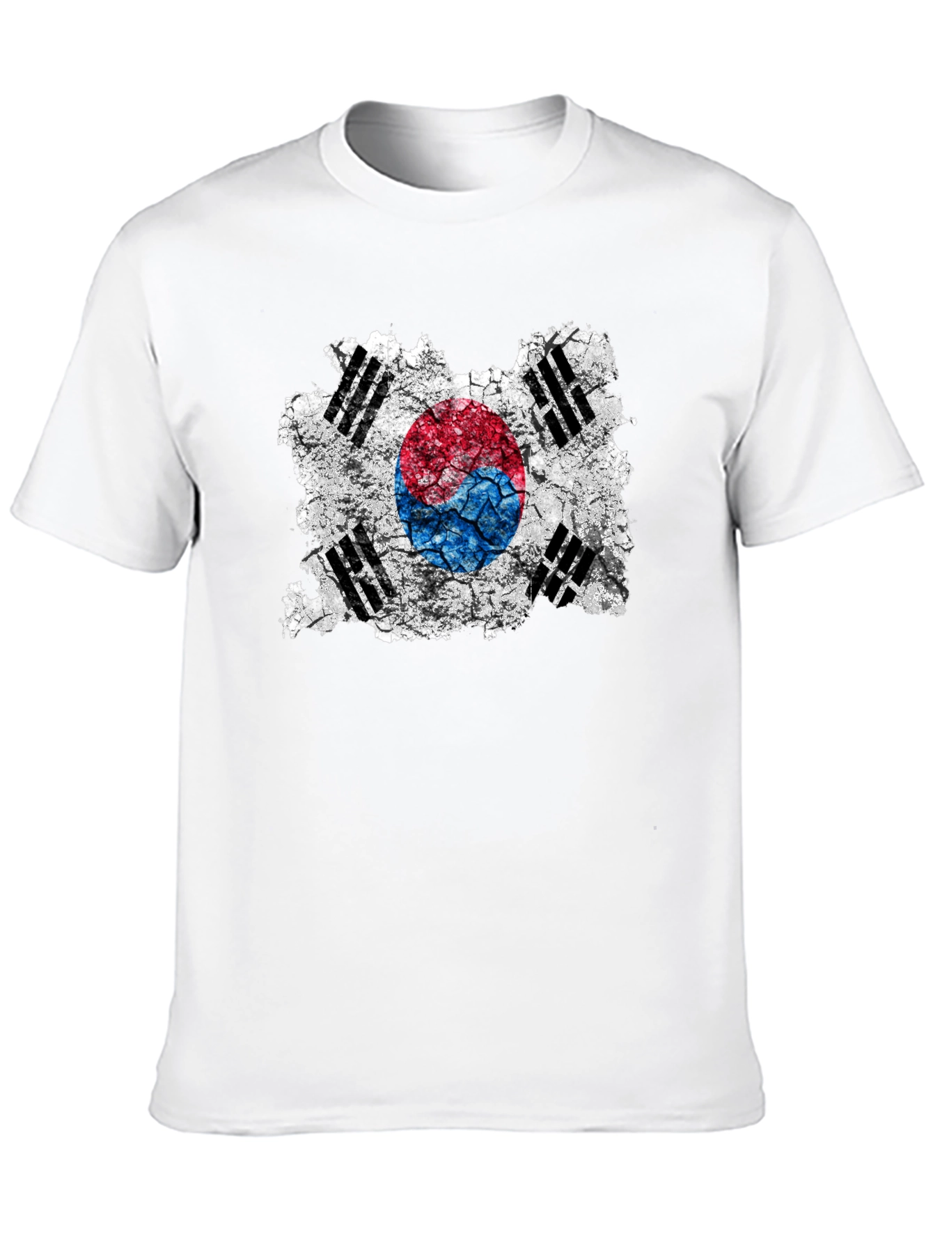 South Korea Flag Graphic T-Shirt