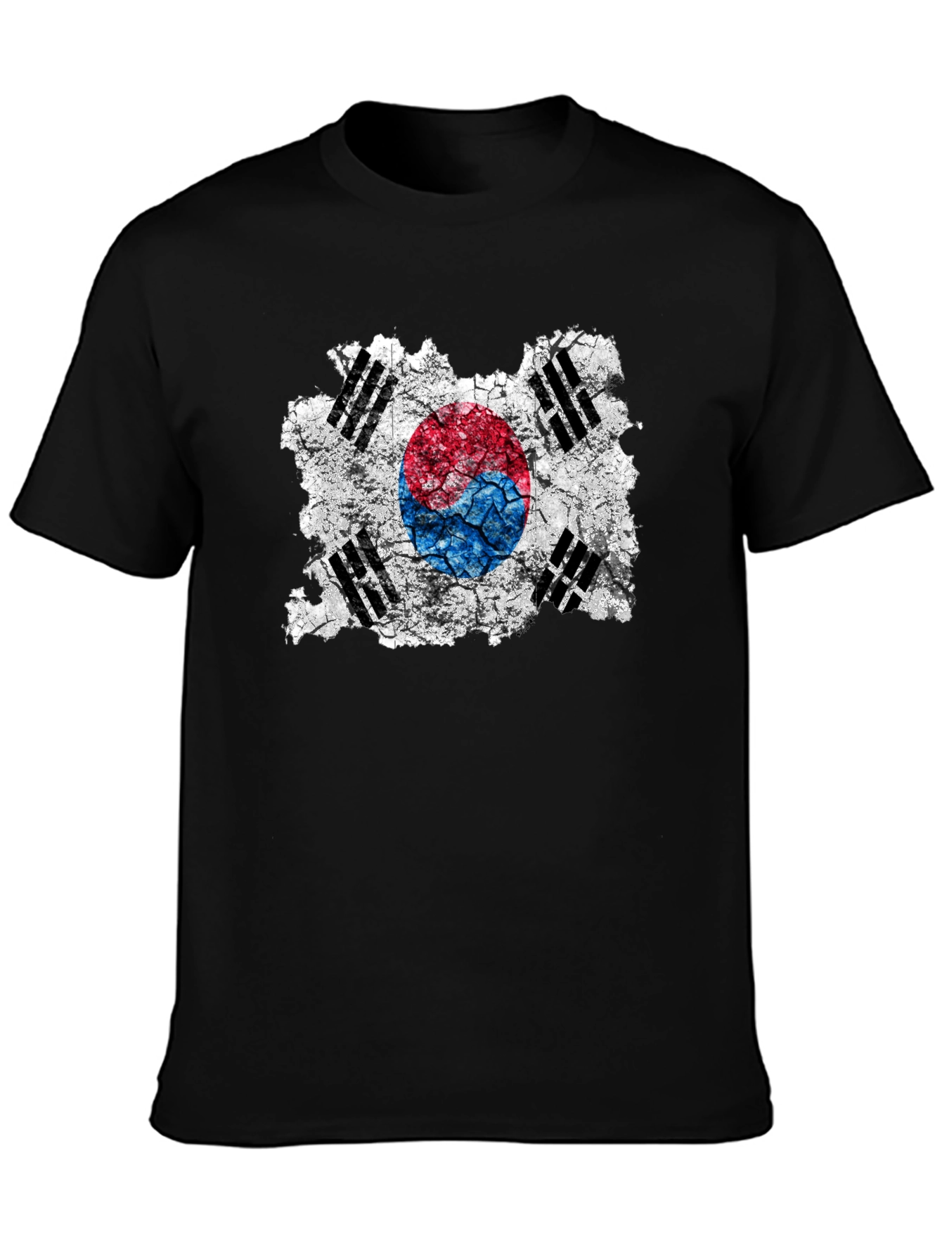 South Korea Flag Graphic T-Shirt