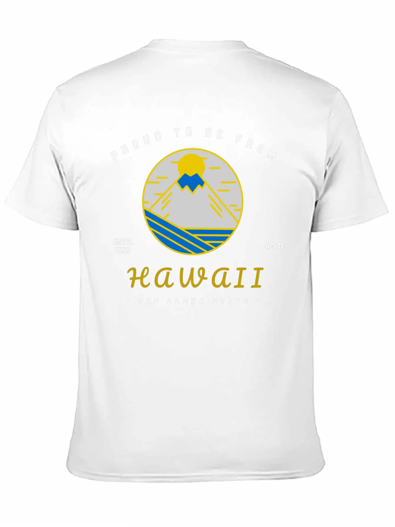 Proud To Be From HAWAII Lightweight Cotton T-Shirt – Daily Comfort Graphic Shirt