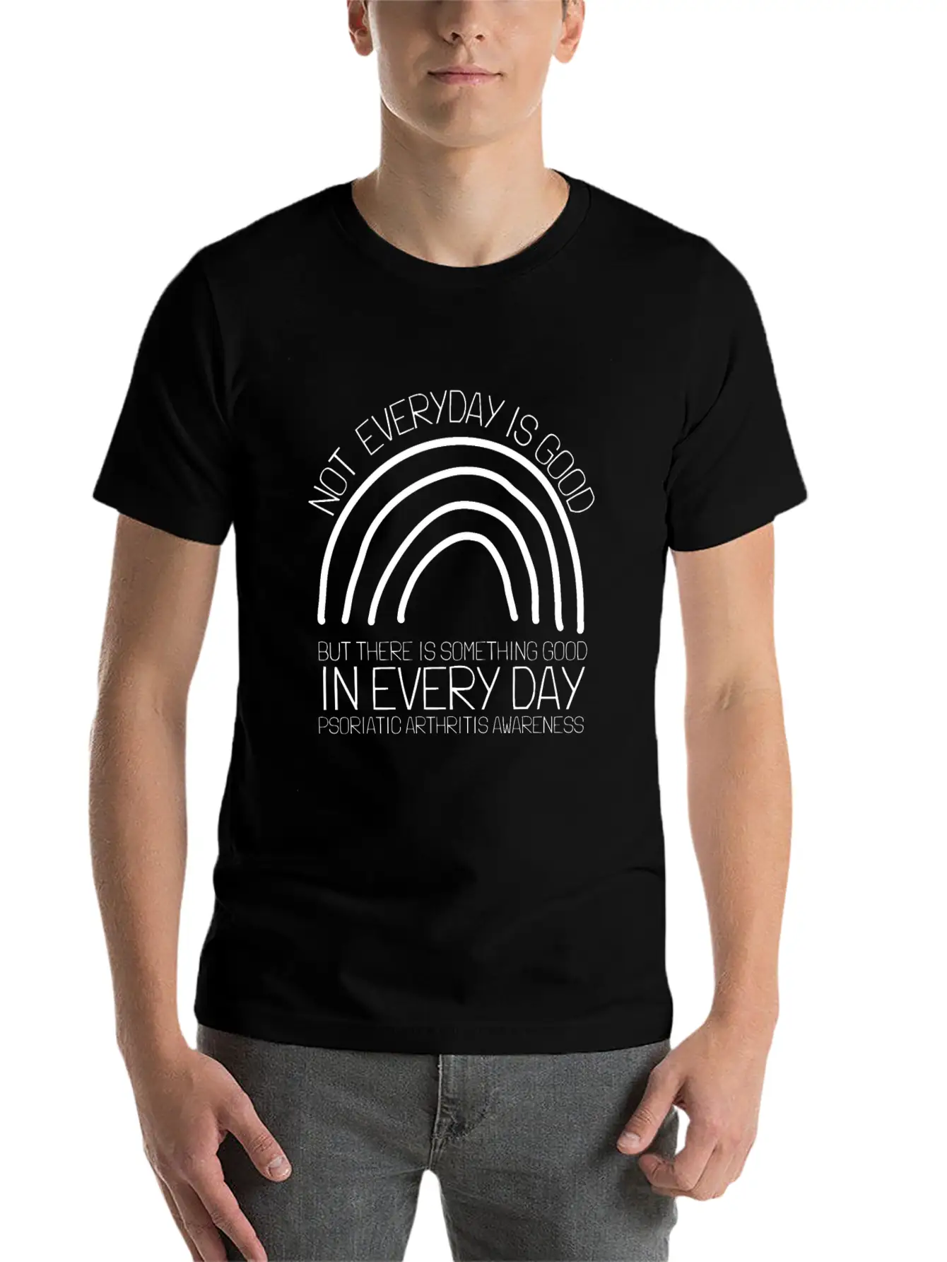 Psoriatic Arthritis Warrior & Chronic PSA Lightweight Cotton T-Shirt – Daily Comfort Graphic Shirt