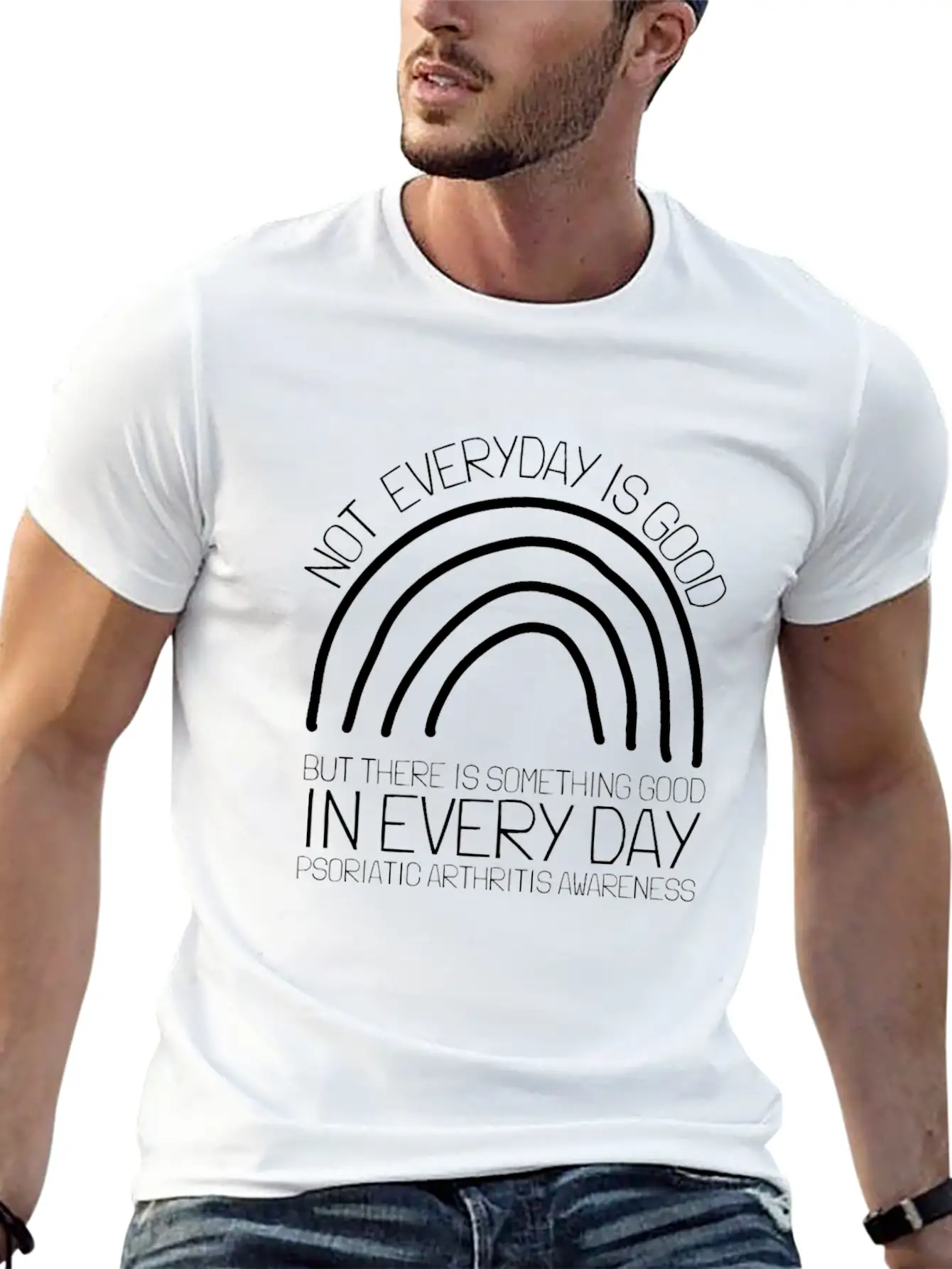 Psoriatic Arthritis Warrior & Chronic PSA Lightweight Cotton T-Shirt – Daily Comfort Graphic Shirt