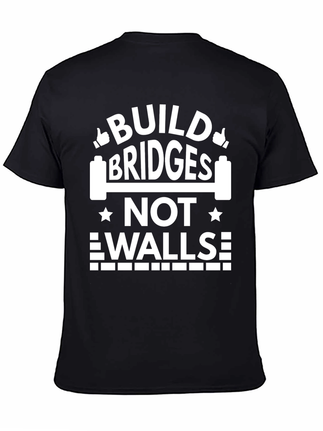 Build Bridges Not Walls Graphic Tee