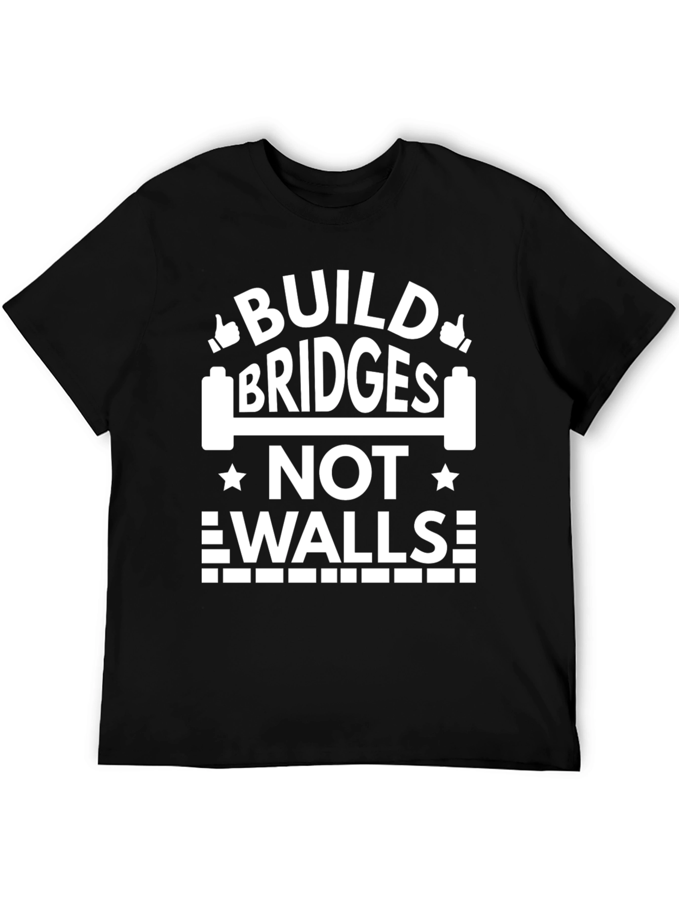 Build Bridges Not Walls Graphic Tee
