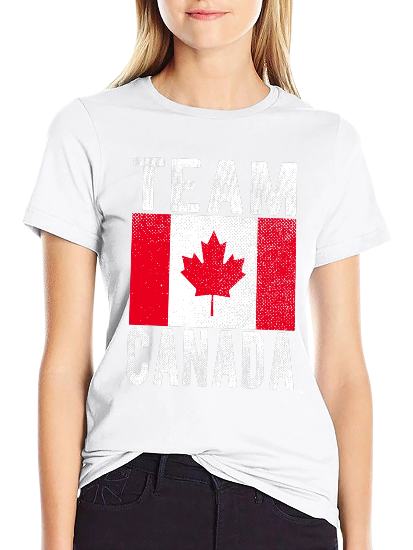Team Canada Flag Graphic T-Shirt