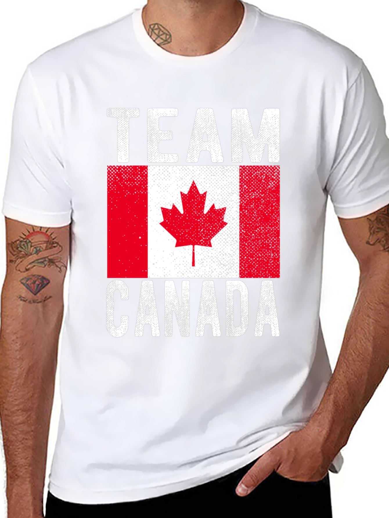 Team Canada Flag Graphic T-Shirt