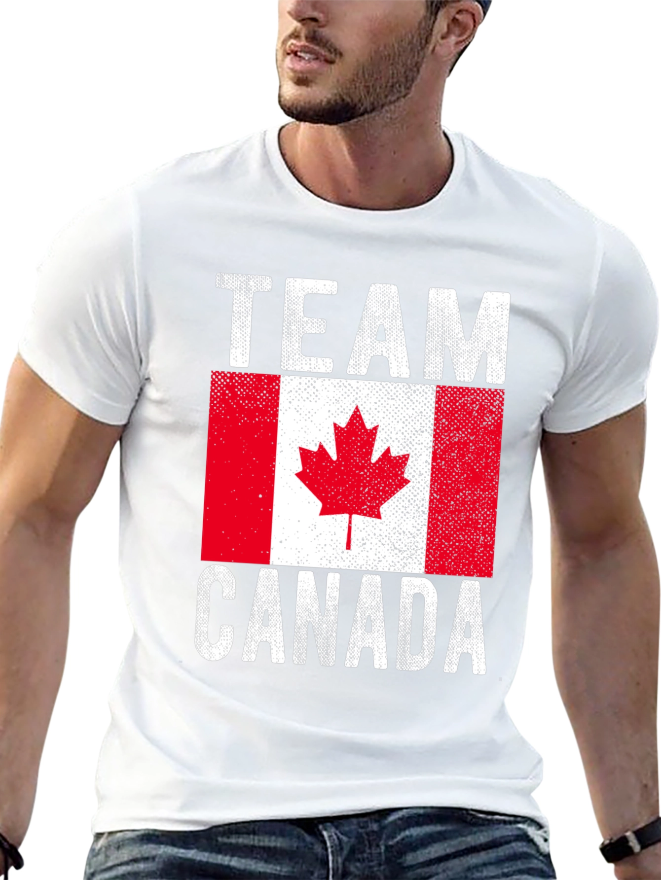 Team Canada Flag Graphic T-Shirt