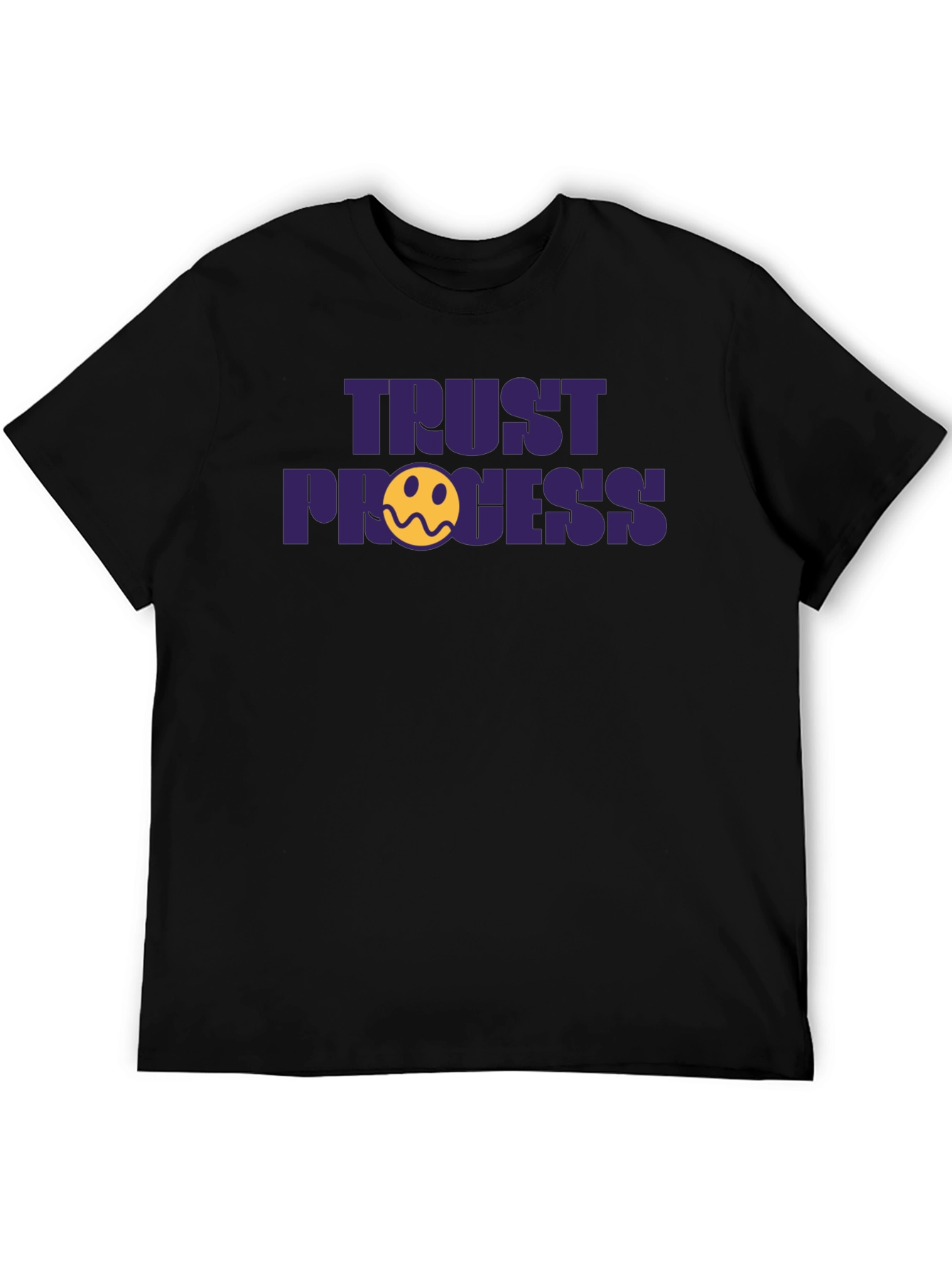 Trust the Process Graphic Tee - Black