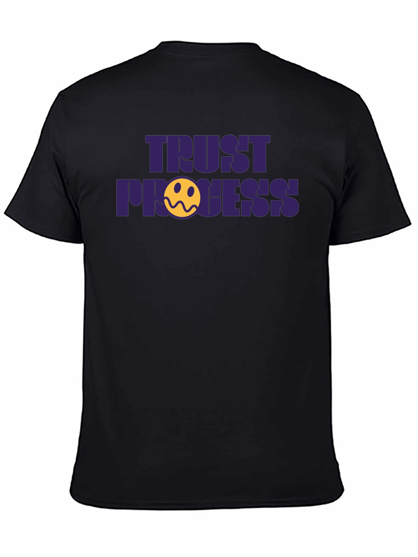 Trust the Process Graphic Tee - Black