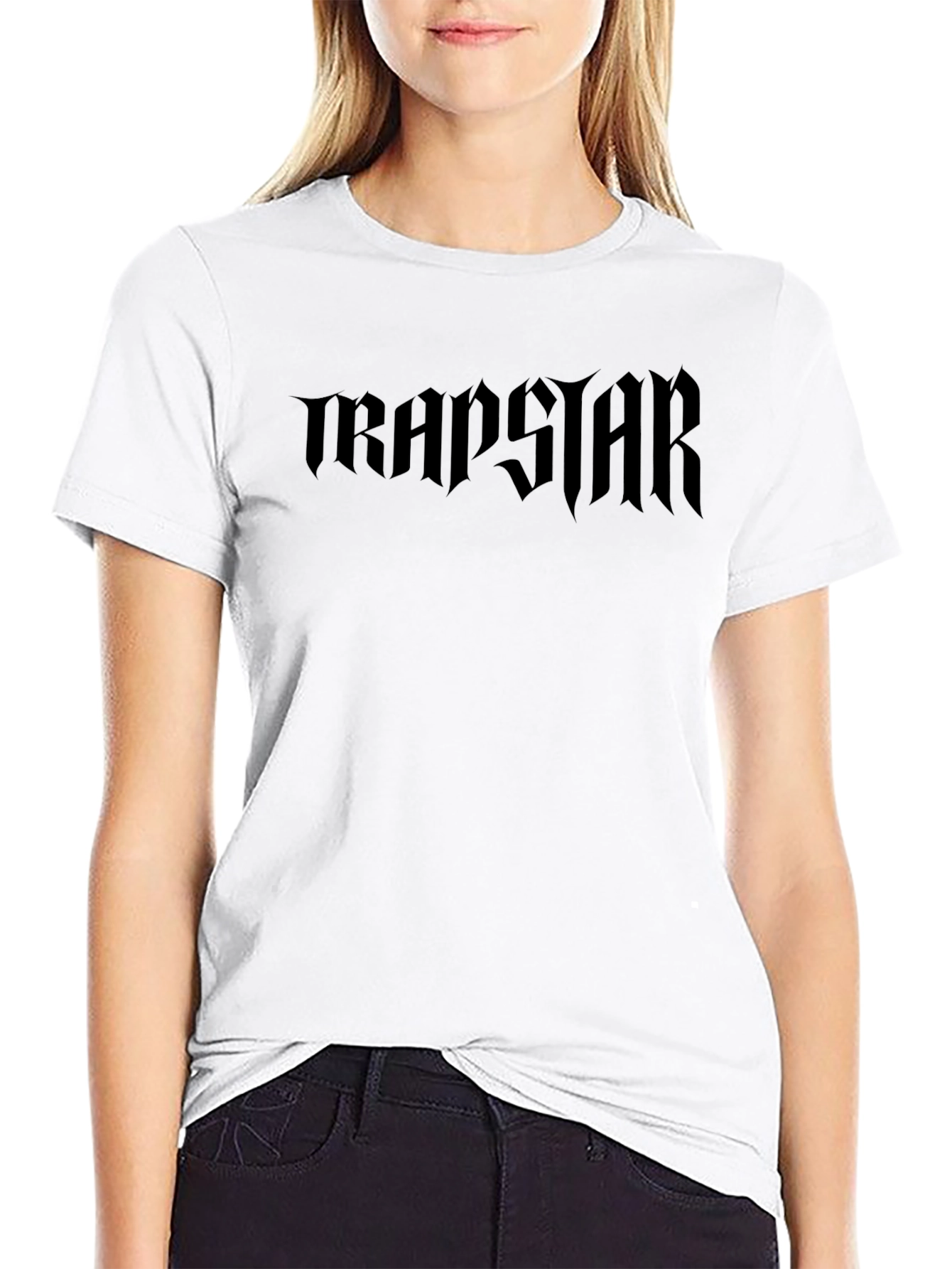 Trapstar Gothic Logo Black T-Shirt