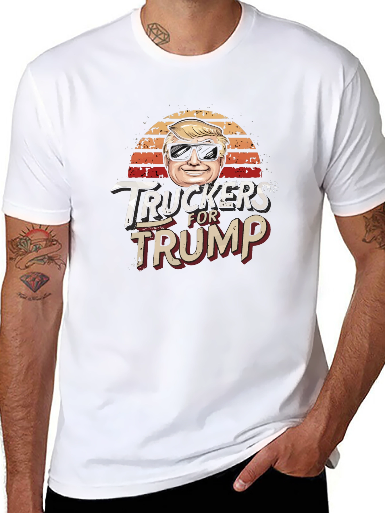 Truckers For Trump Graphic Tee