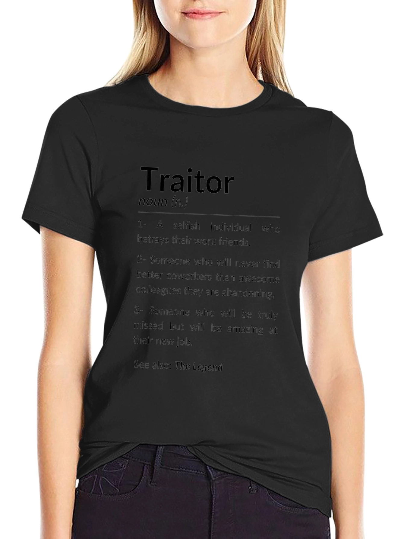 Traitor Definition Funny T-Shirt