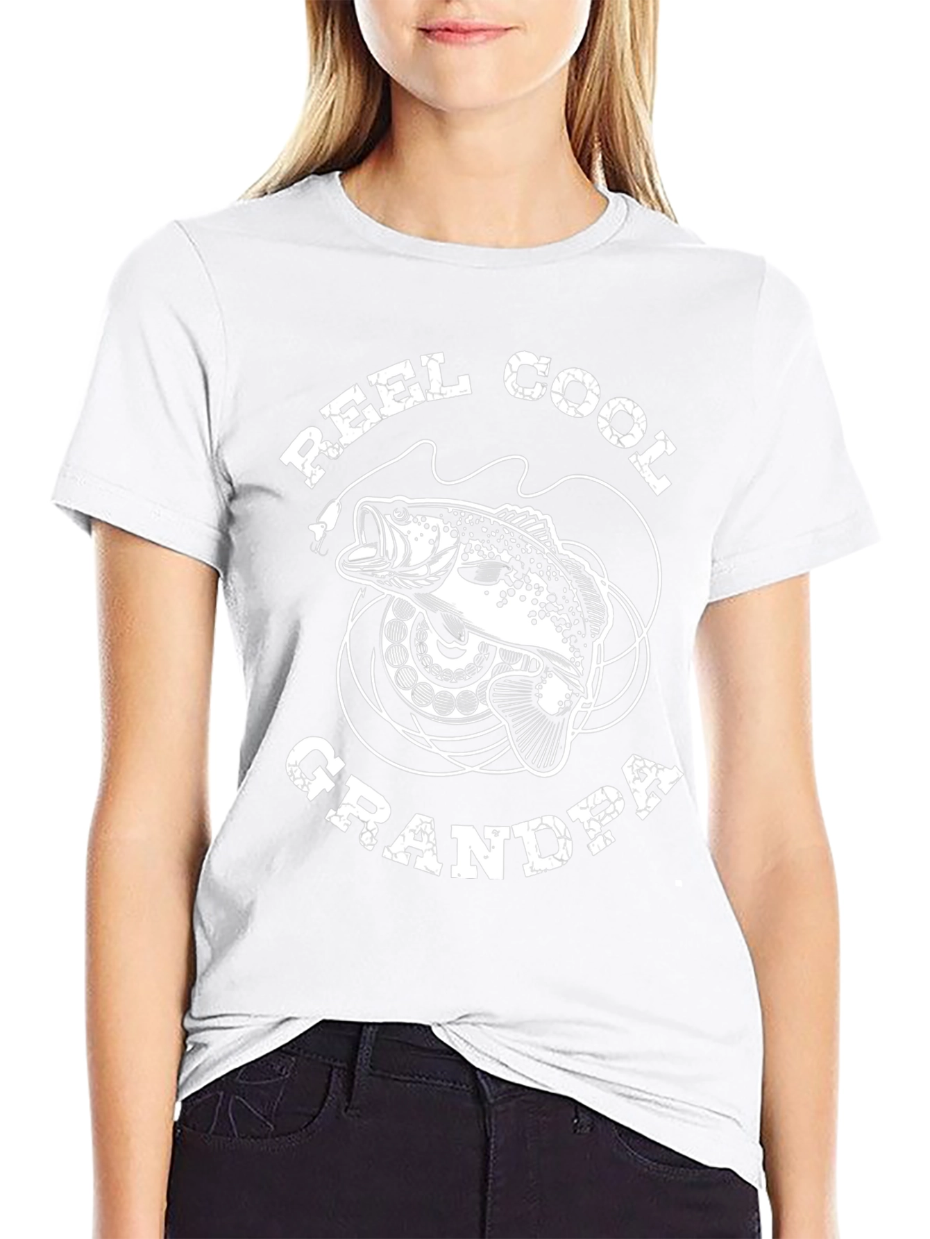 Reel Cool Grandpa Fishing T-Shirt