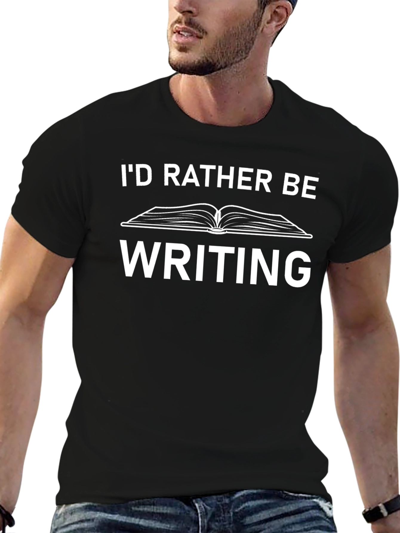 Writers T-Shirt - Id Rather Be Writing