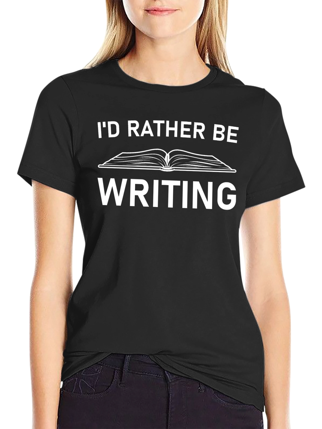 Writers T-Shirt - Id Rather Be Writing