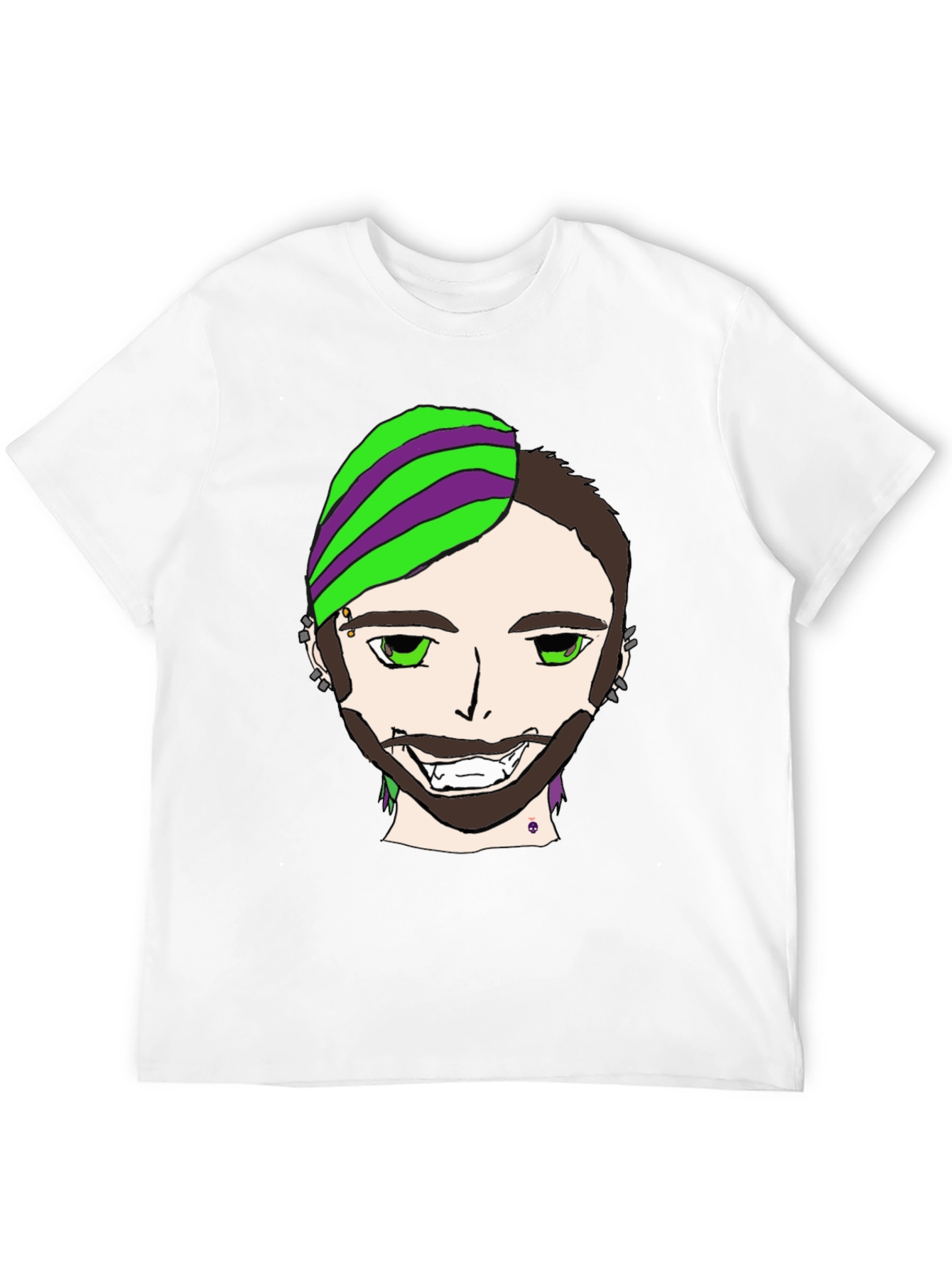 Unique Graphic Tee - Edgy Character Design