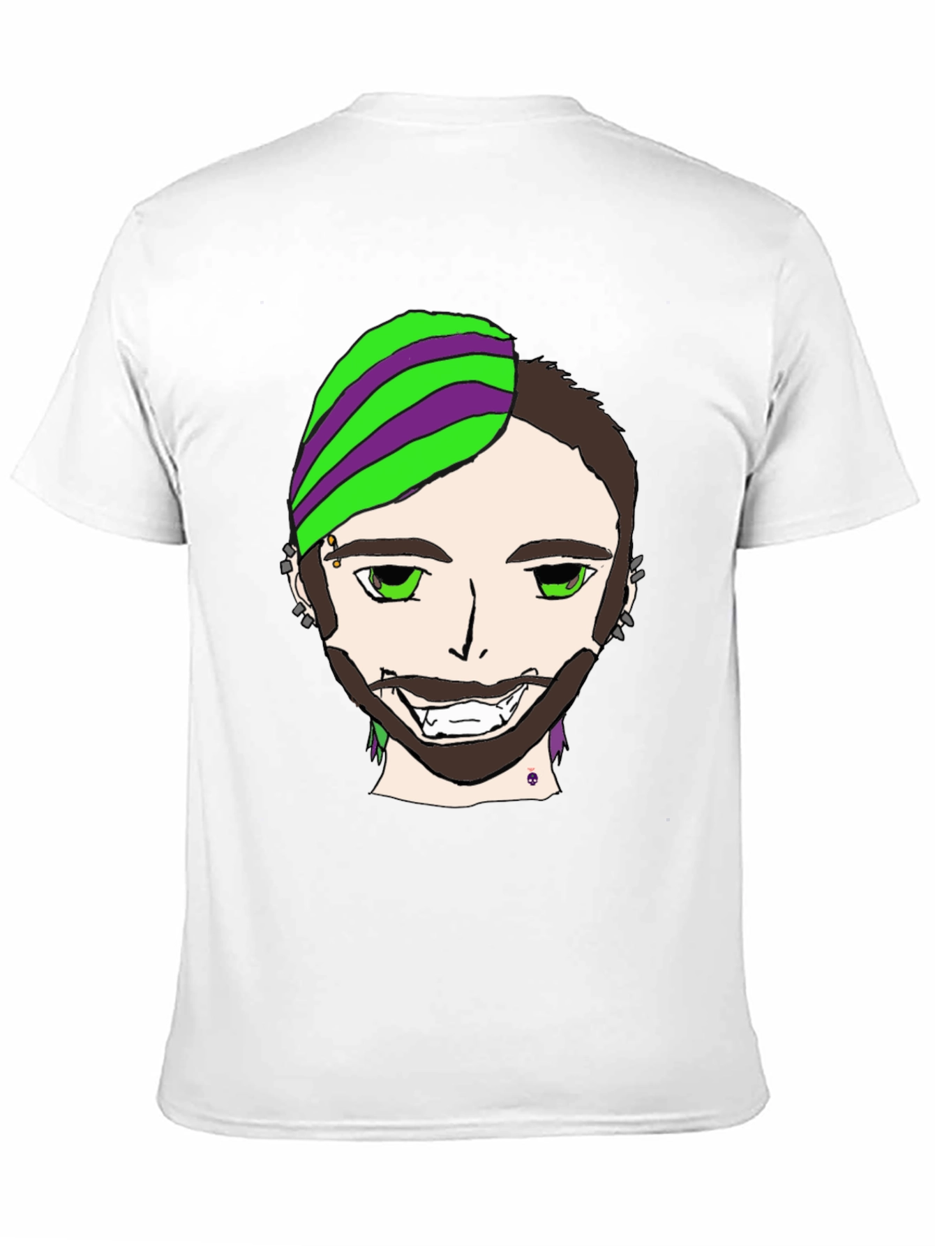 Unique Graphic Tee - Edgy Character Design