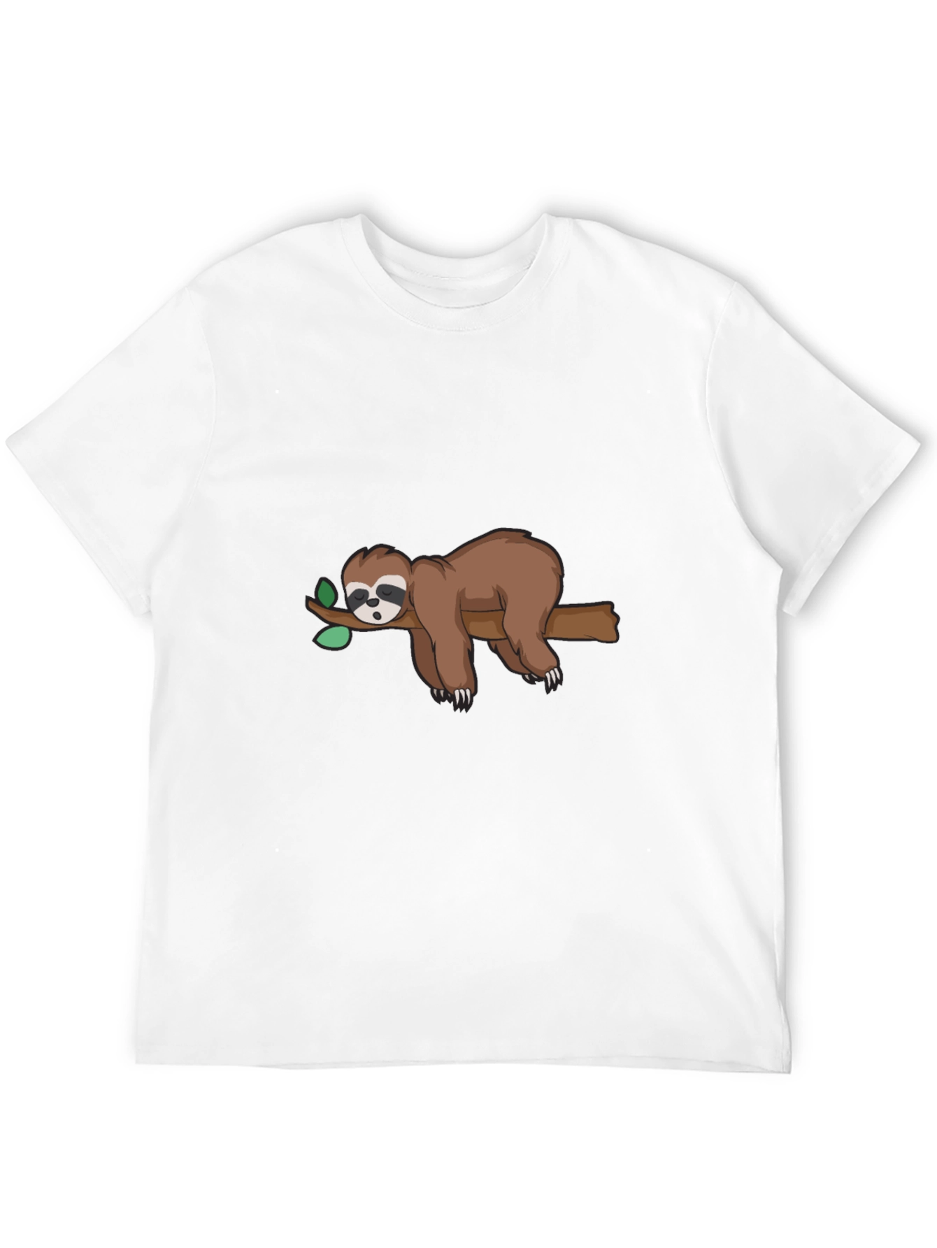 Sloth on Branch Graphic Tee - Relaxed Fit
