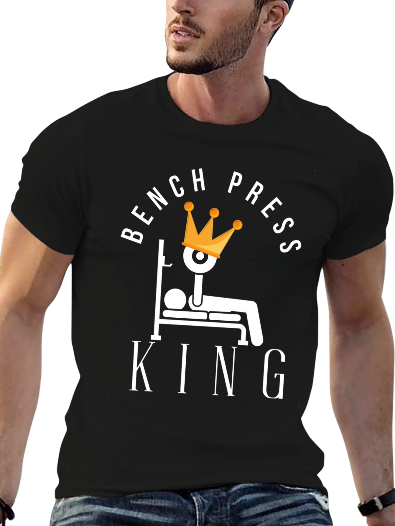 Bench Press King Graphic T-Shirt
