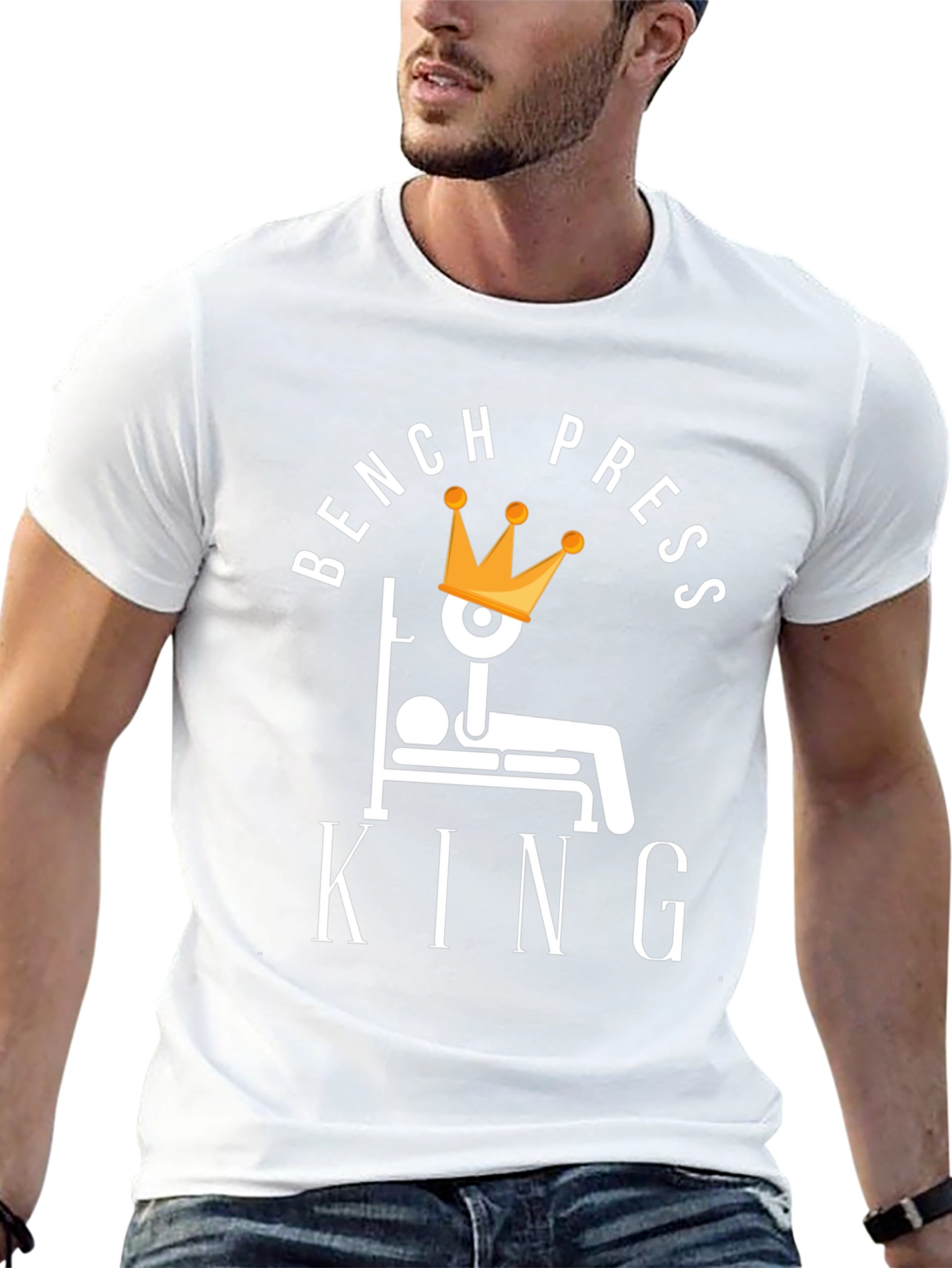 Bench Press King Graphic T-Shirt