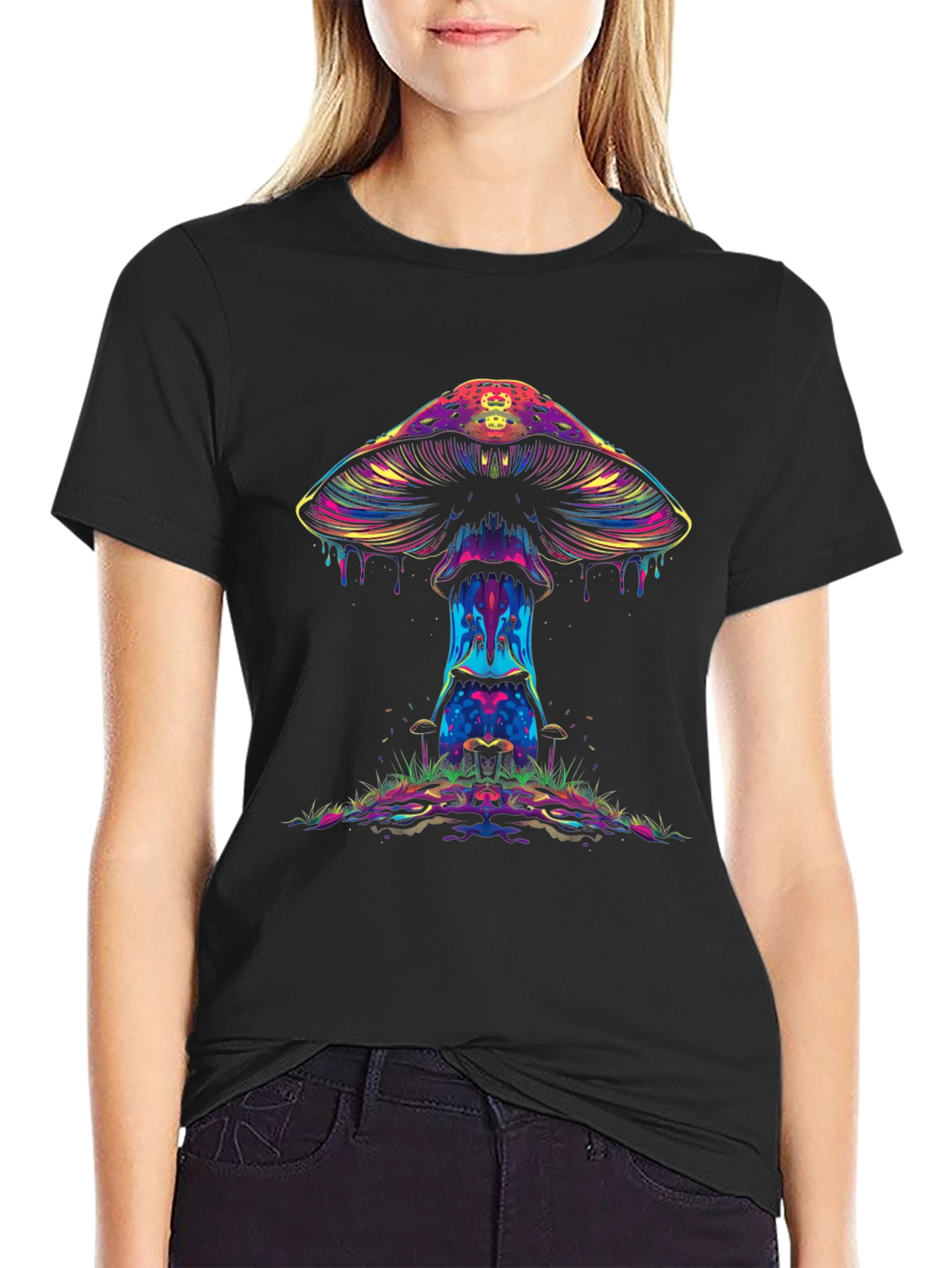Psychedelic Mushroom Graphic Tee
