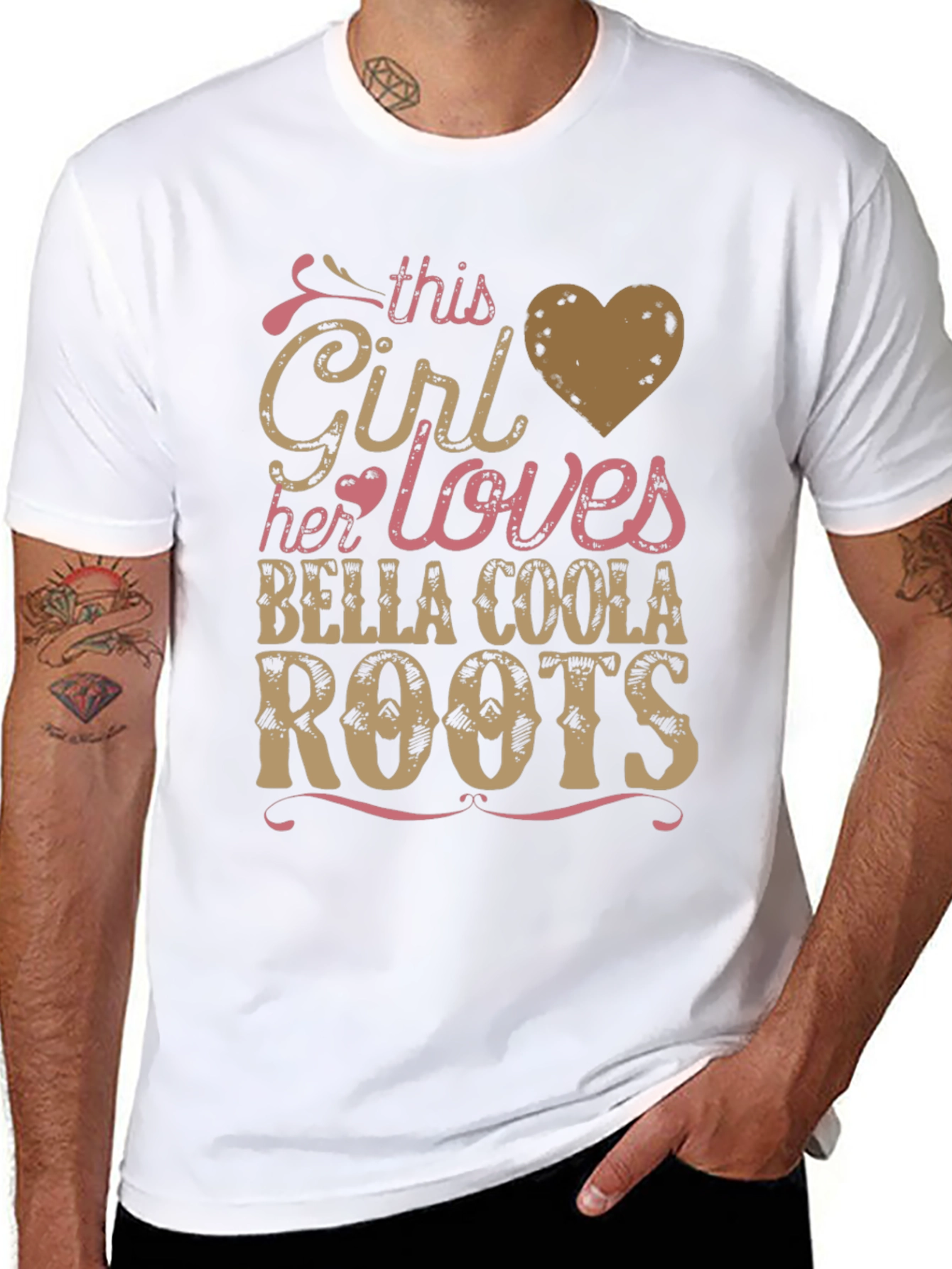 Bella Coola Roots T-Shirt -  Girl Loves Her Roots