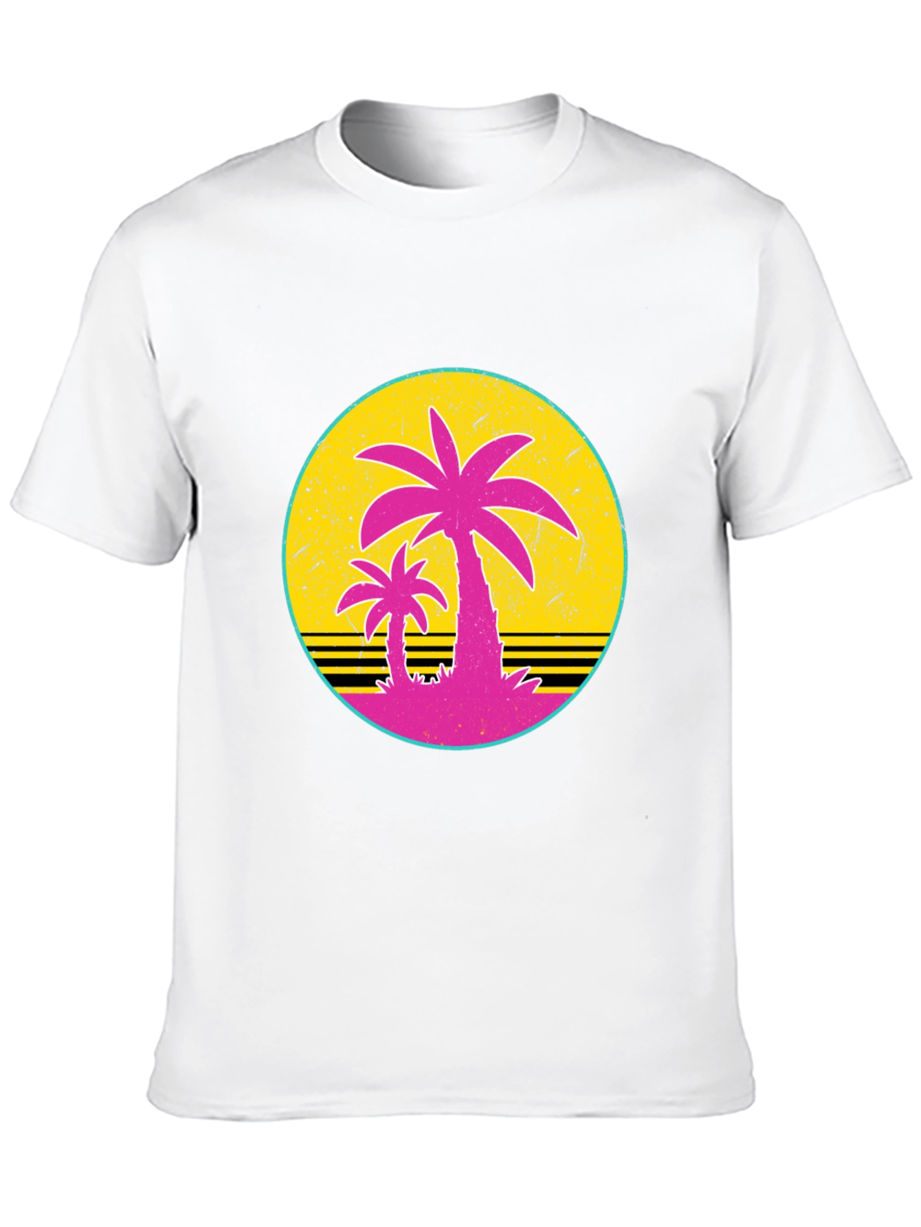 Retro Palm Sunset T-Shirt