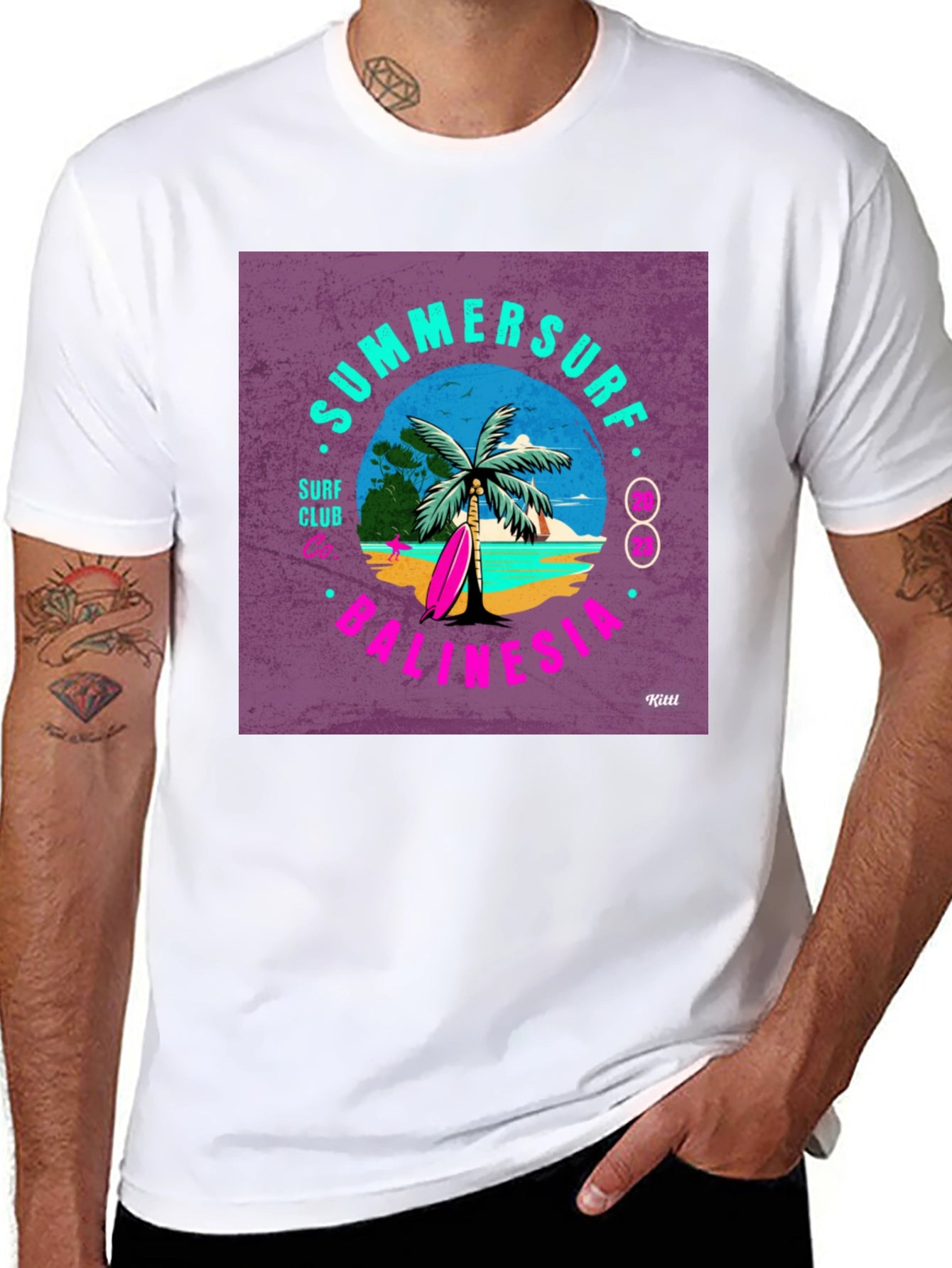 Summer Surf Club T-Shirt - California Vibes