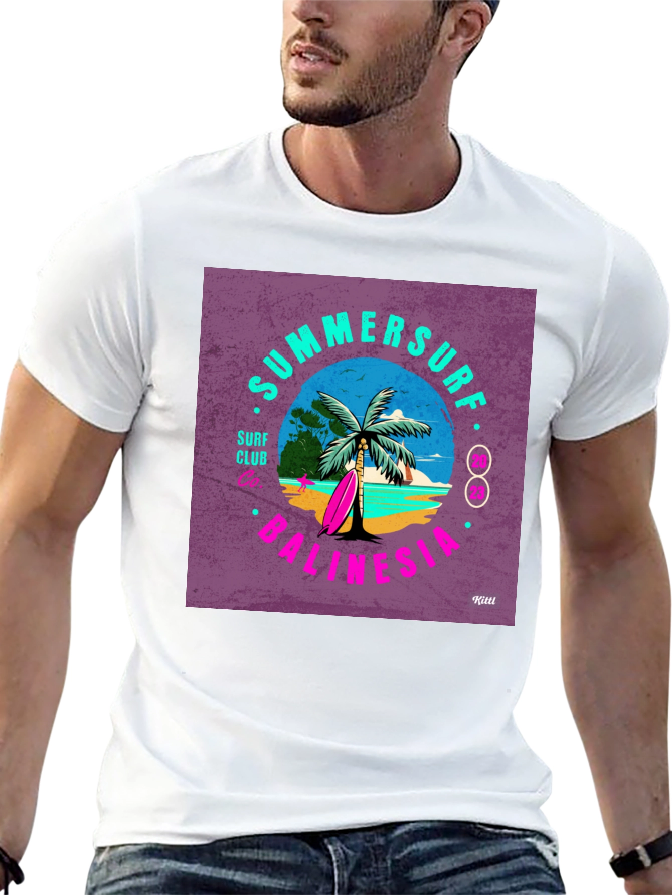 Summer Surf Club T-Shirt - California Vibes