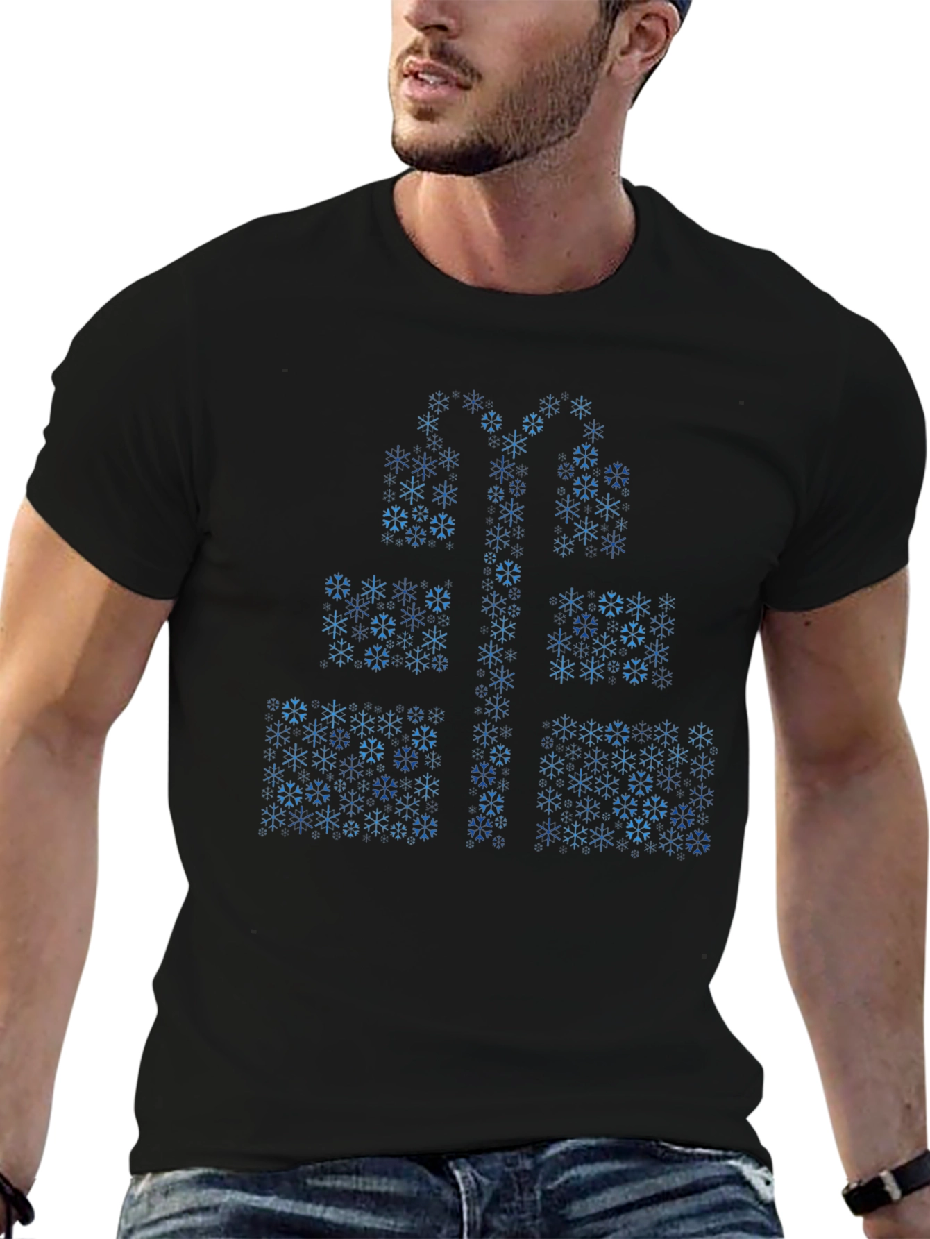 Snowflake Gift T-Shirt - Holiday Tee