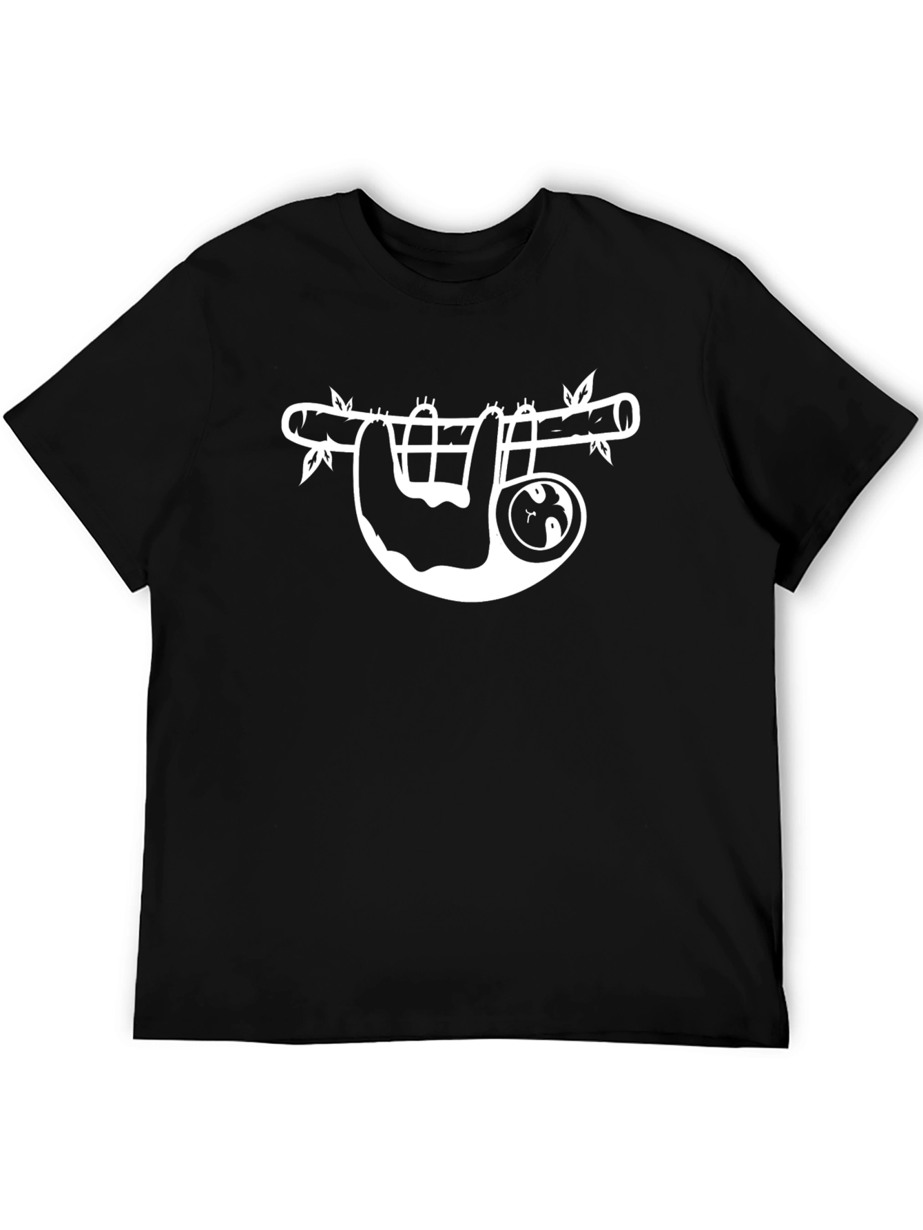 Sloth on Branch Graphic T-Shirt - Relaxed Fit