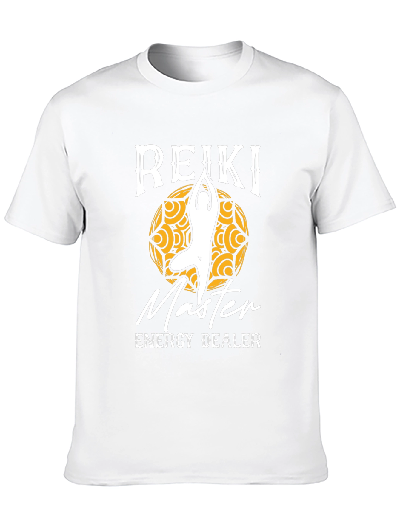 Reiki Master Energy Dealer Black Graphic T-Shirt