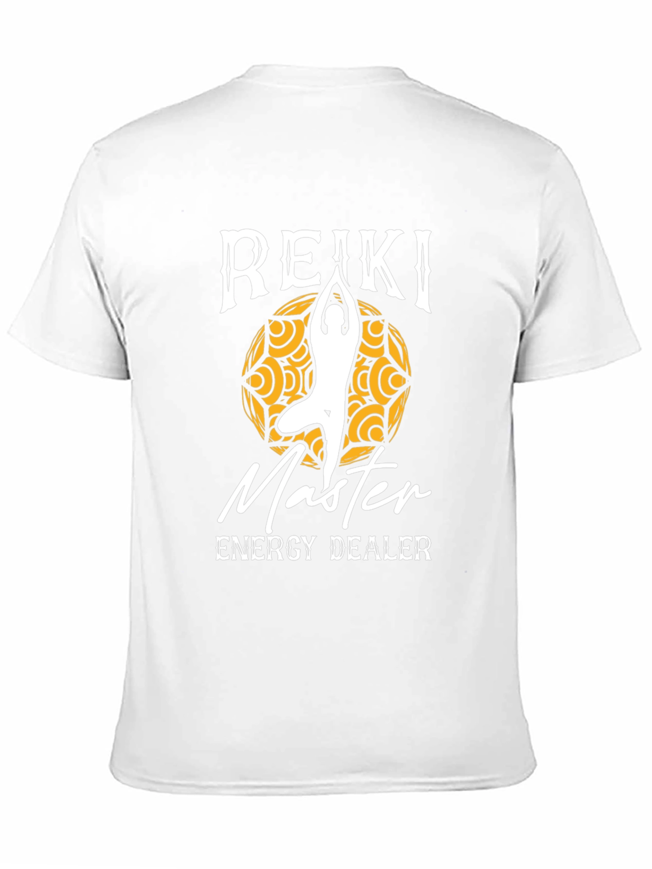 Reiki Master Energy Dealer Black Graphic T-Shirt