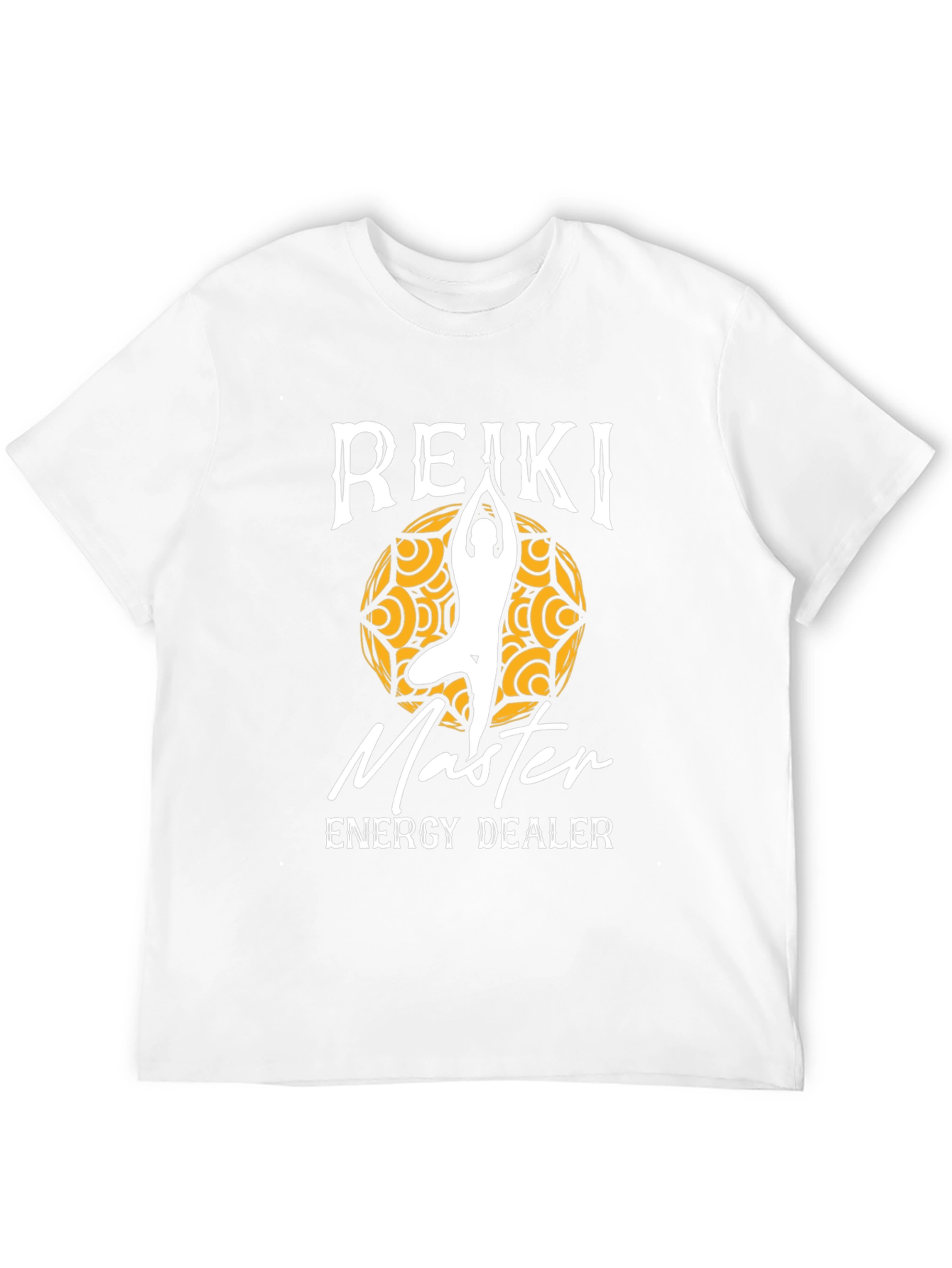 Reiki Master Energy Dealer Black Graphic T-Shirt