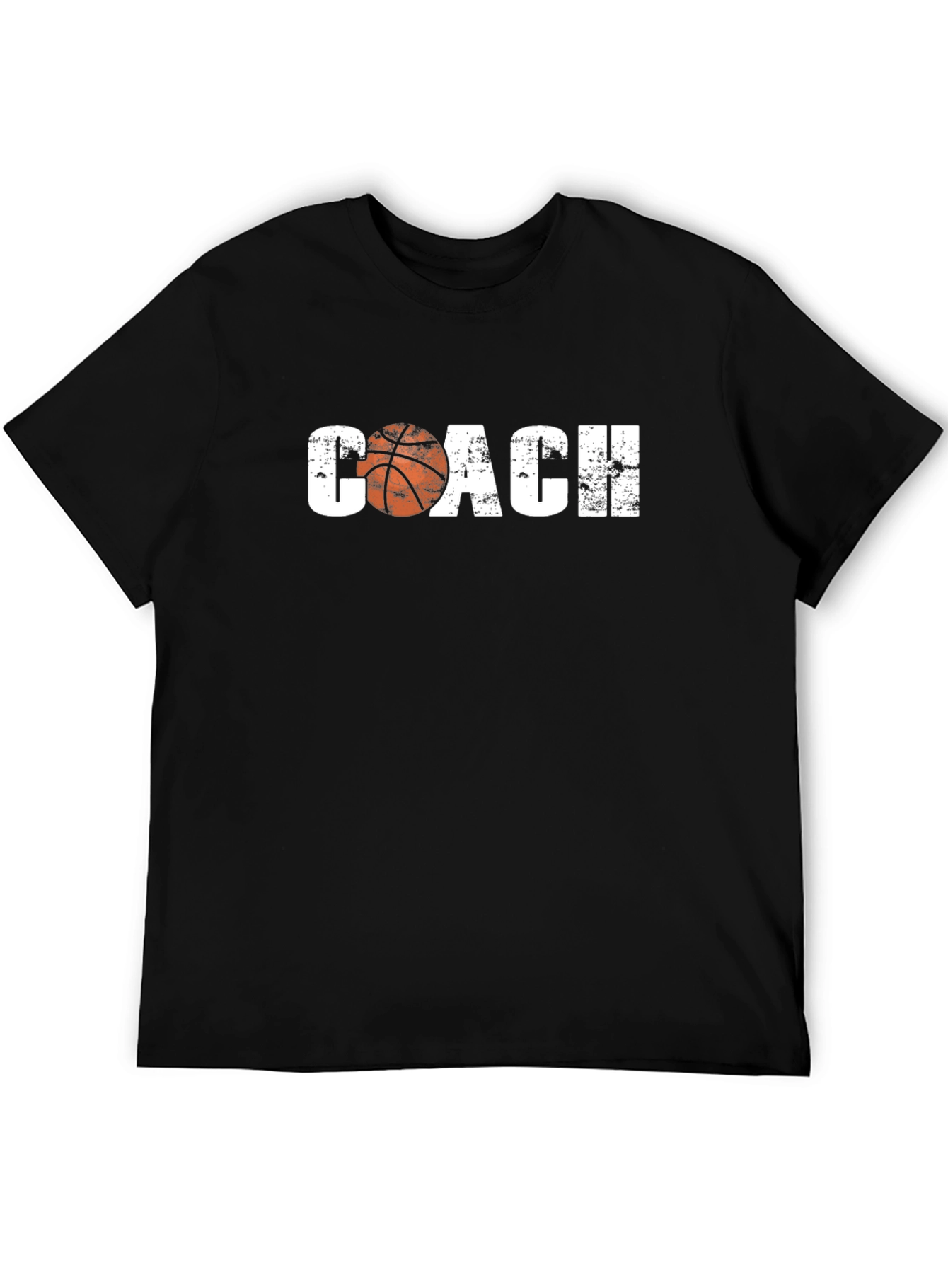 Basketball Coach Graphic Tee - Black T-Shirt
