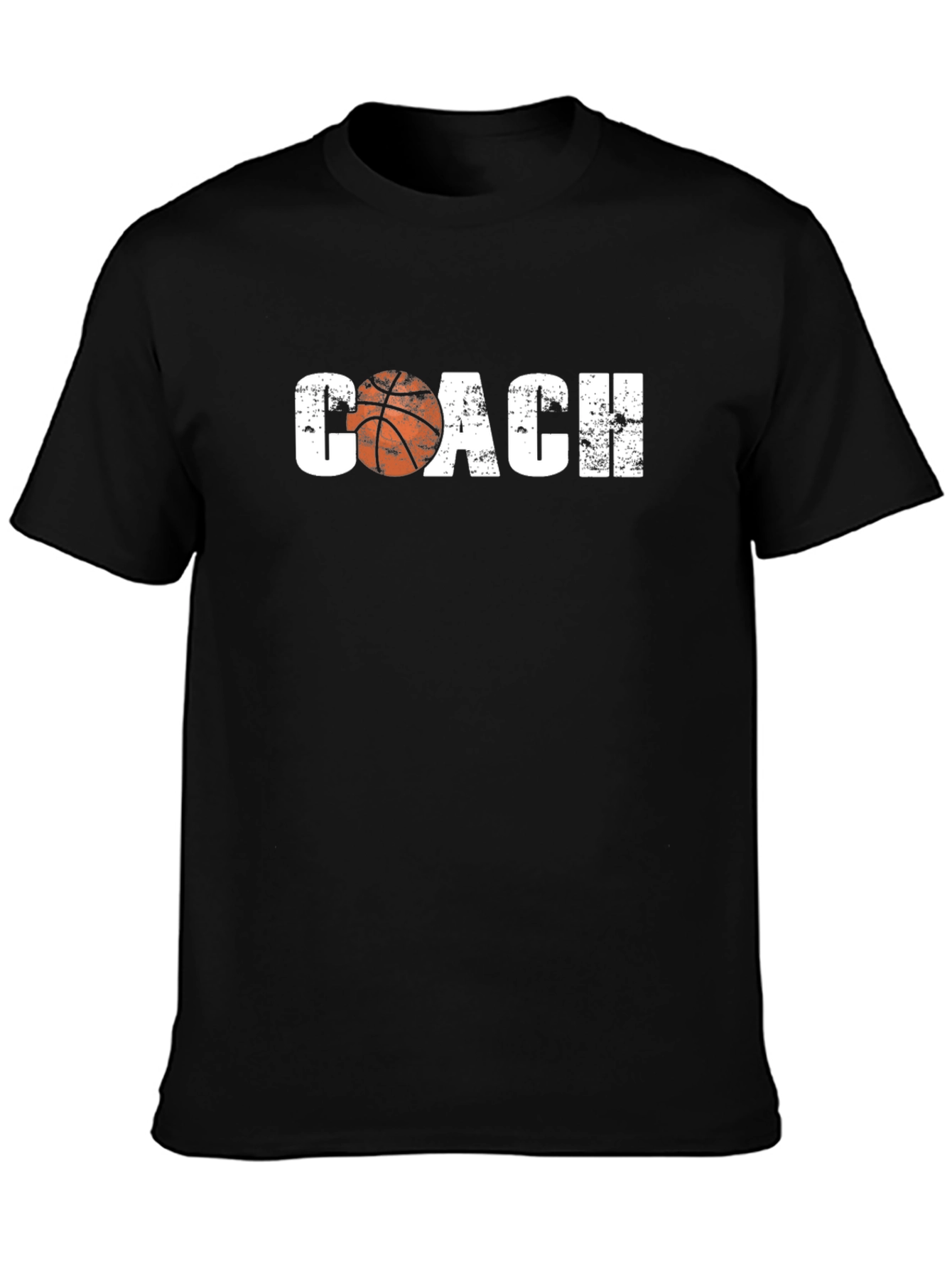 Basketball Coach Graphic Tee - Black T-Shirt