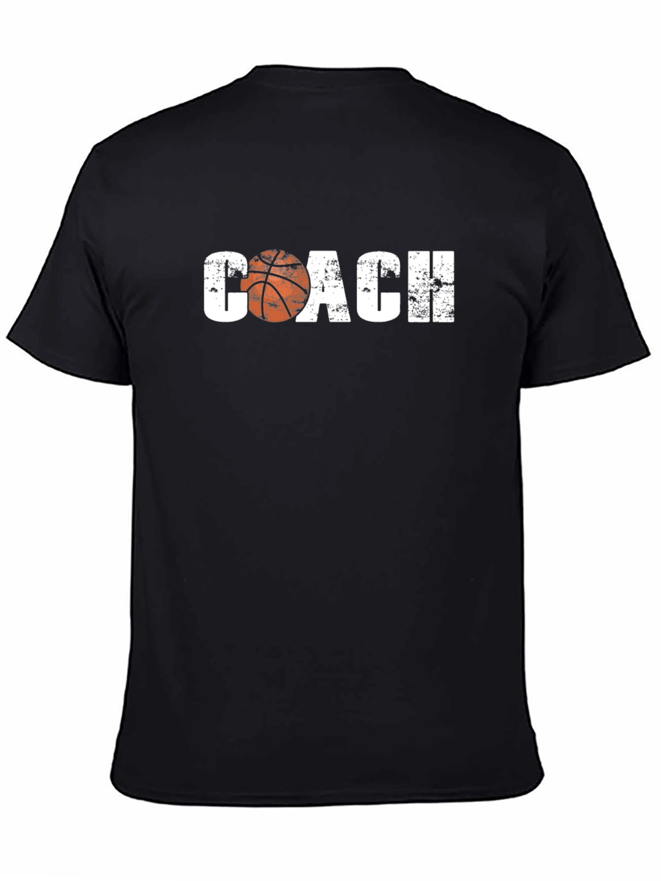 Basketball Coach Graphic Tee - Black T-Shirt