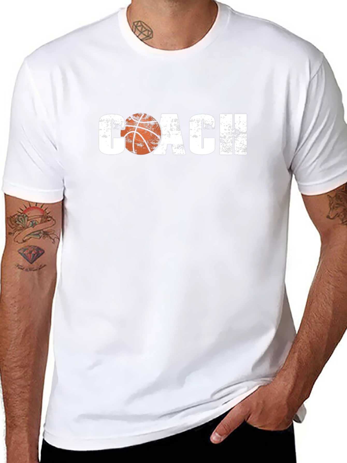 Basketball Coach Graphic Tee - Black T-Shirt